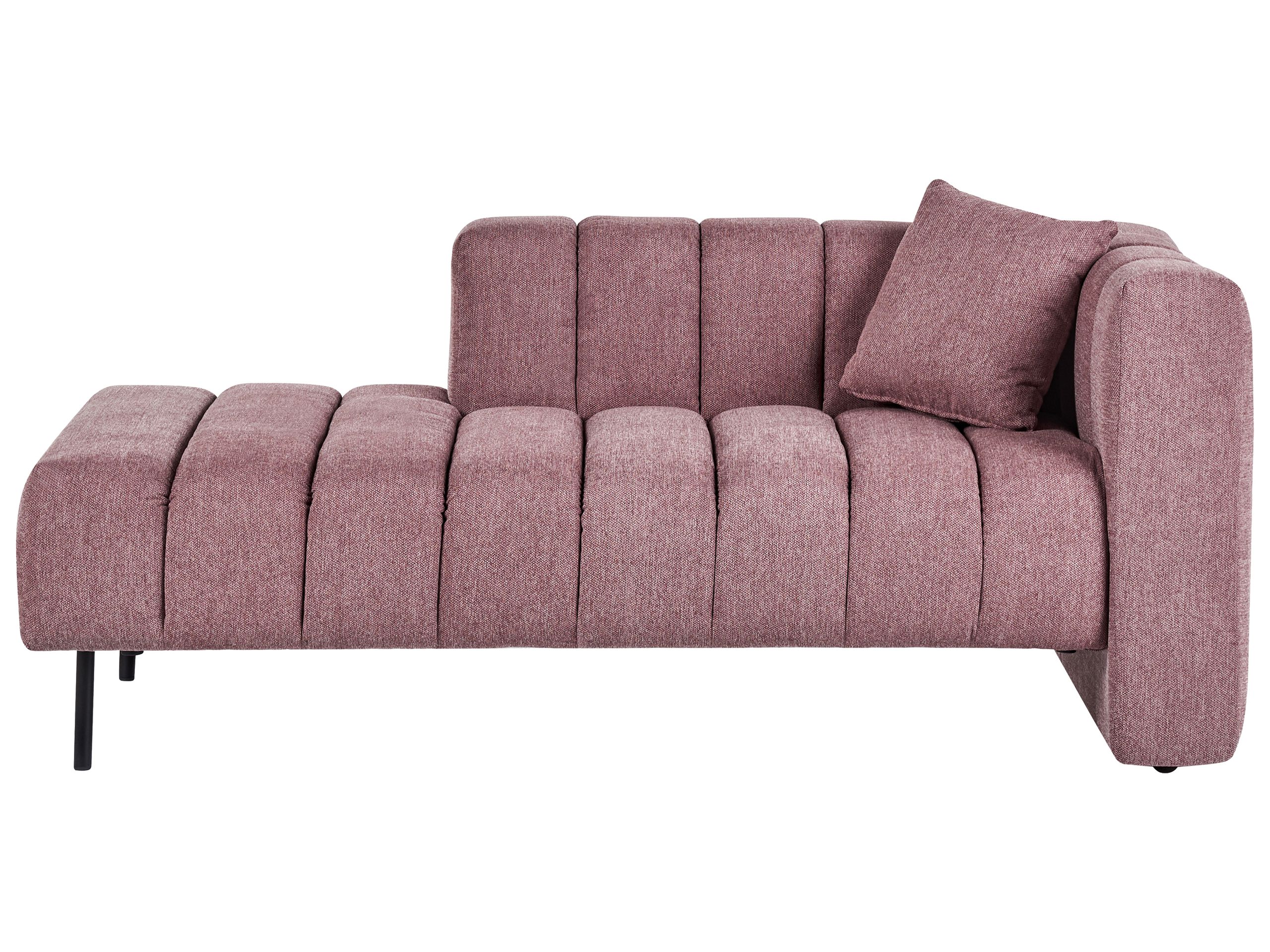 Right Hand Chaise Lounge Pink LANNILS