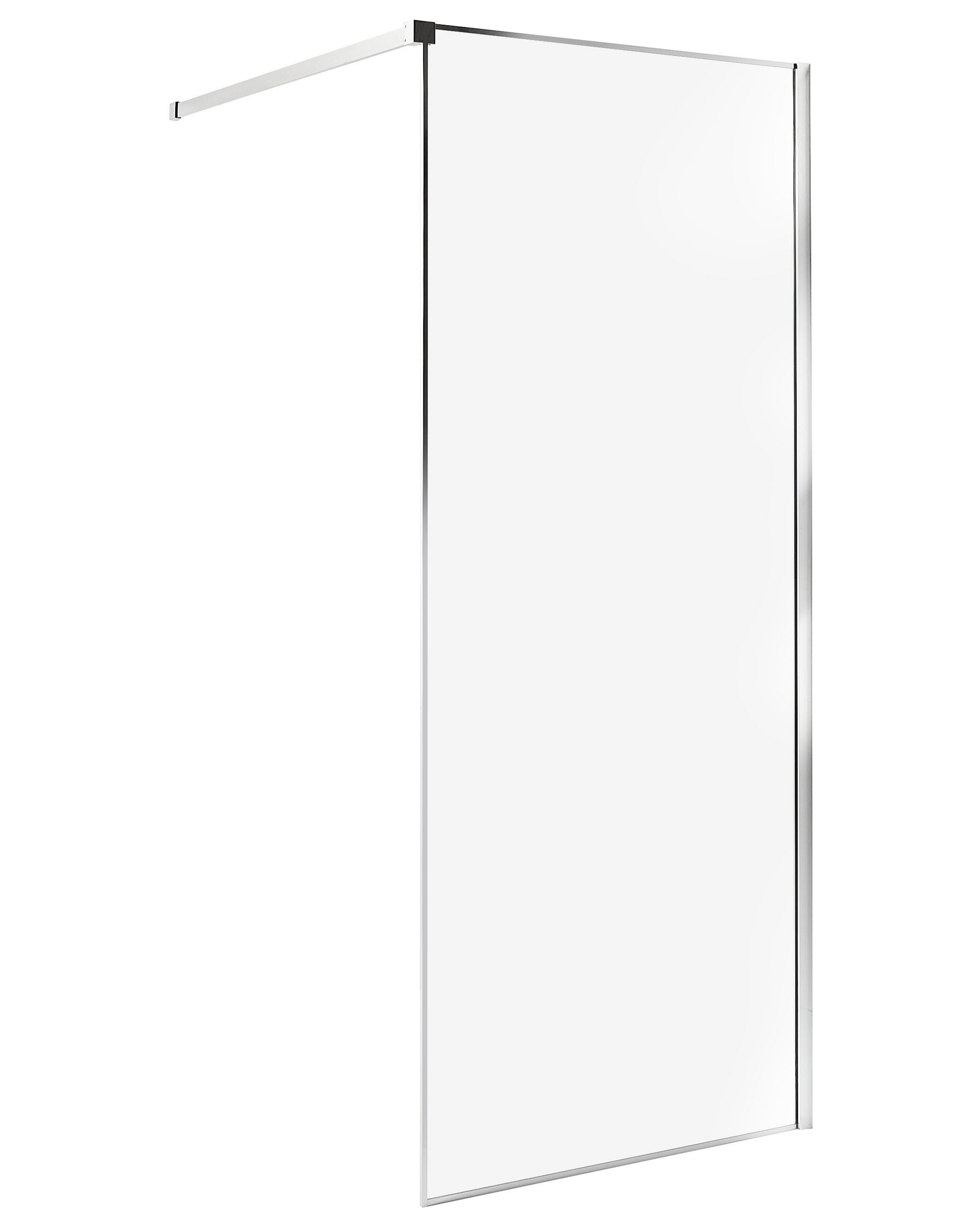 Shower Screen WASPAM 80 x 190 cm Silver