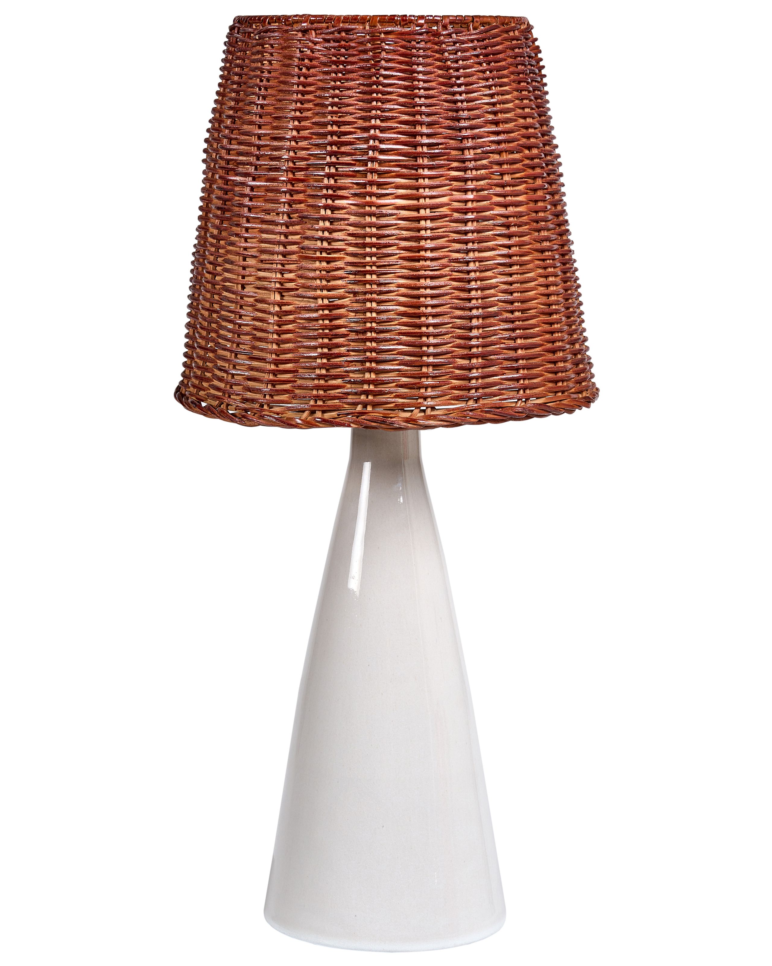 BURRDON Table Lamp Ceramic - White