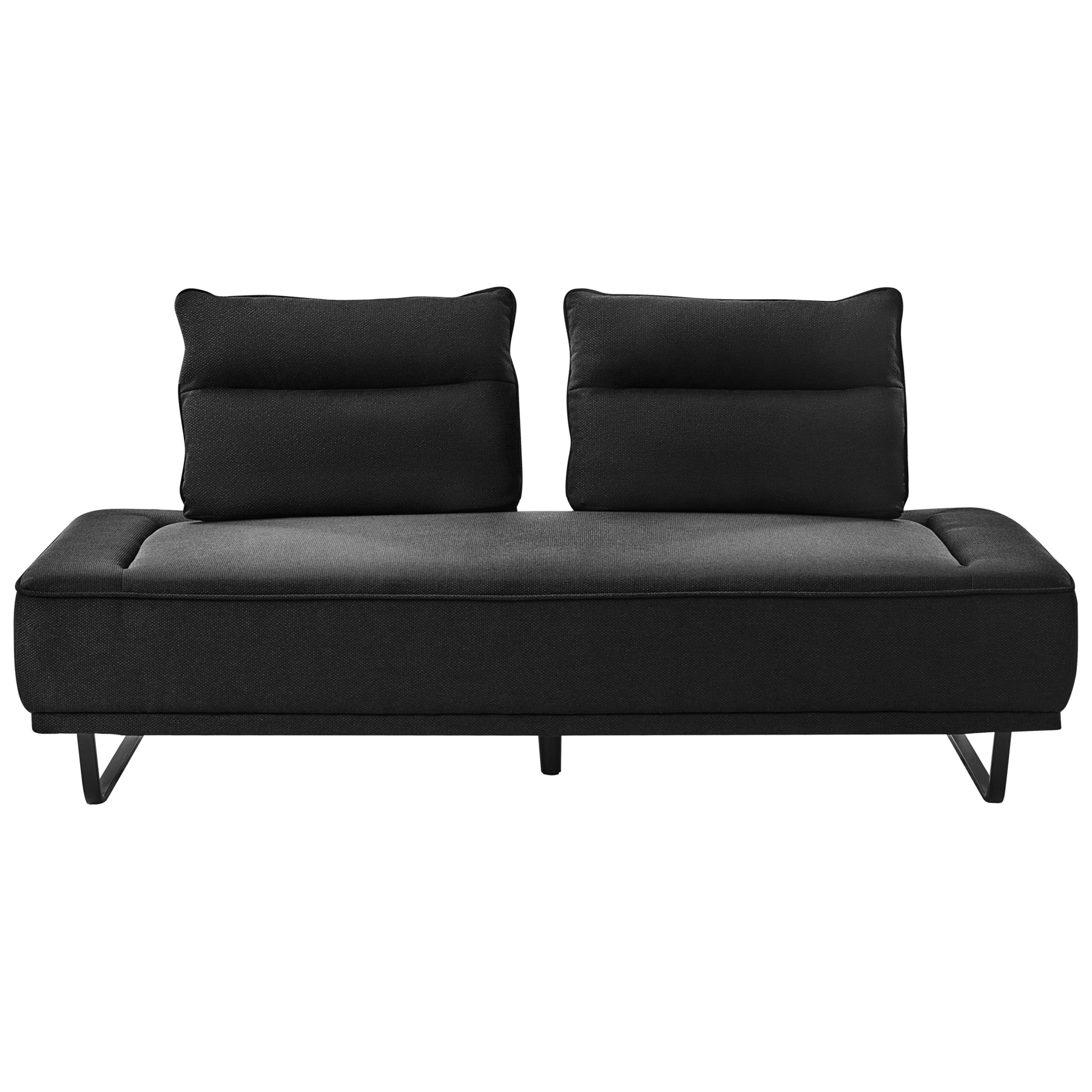 FAXELLA Fabric 3 Seater Sofa - Black