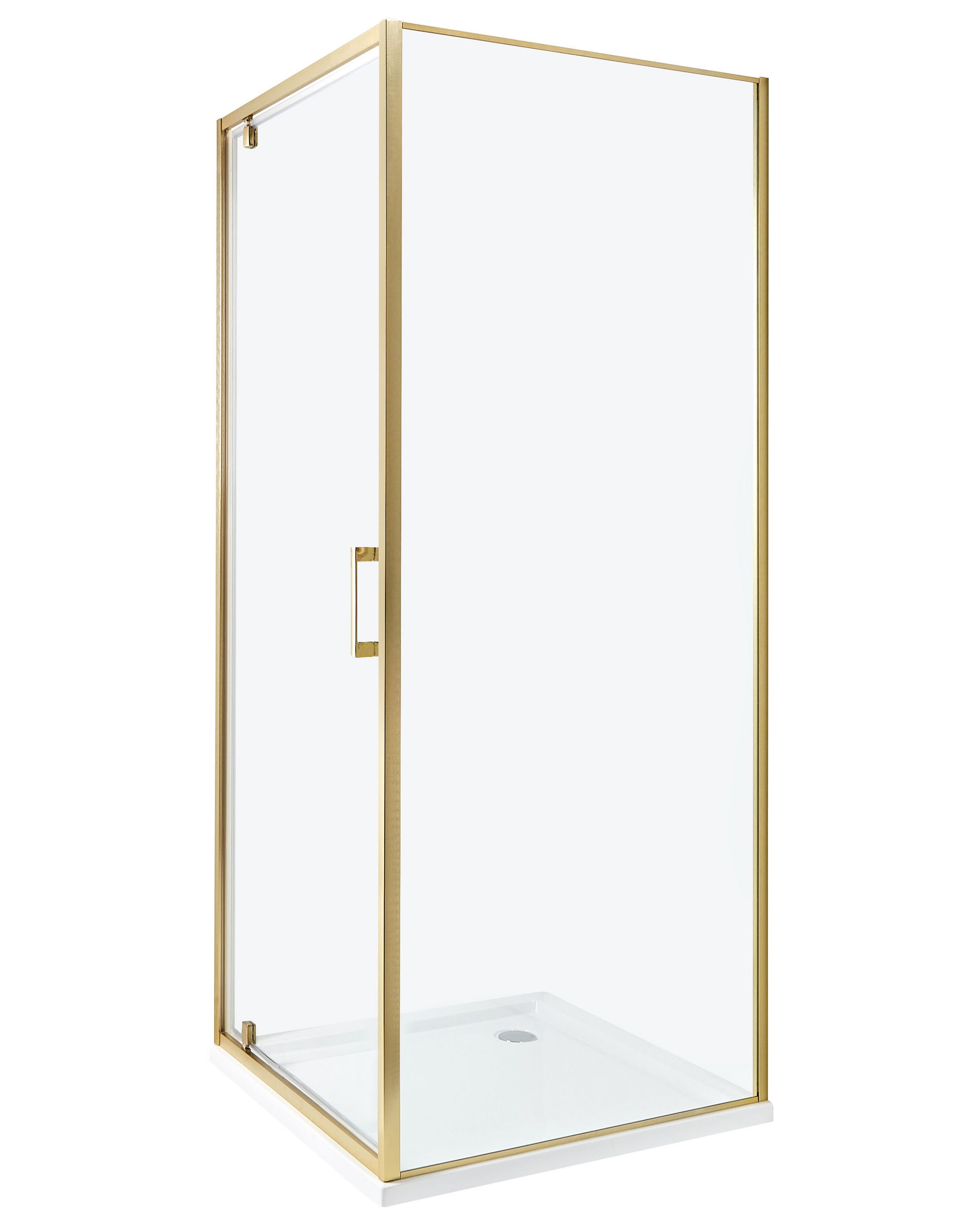 Shower Enclosure DARLI 70 x 70 x 185 cm Gold