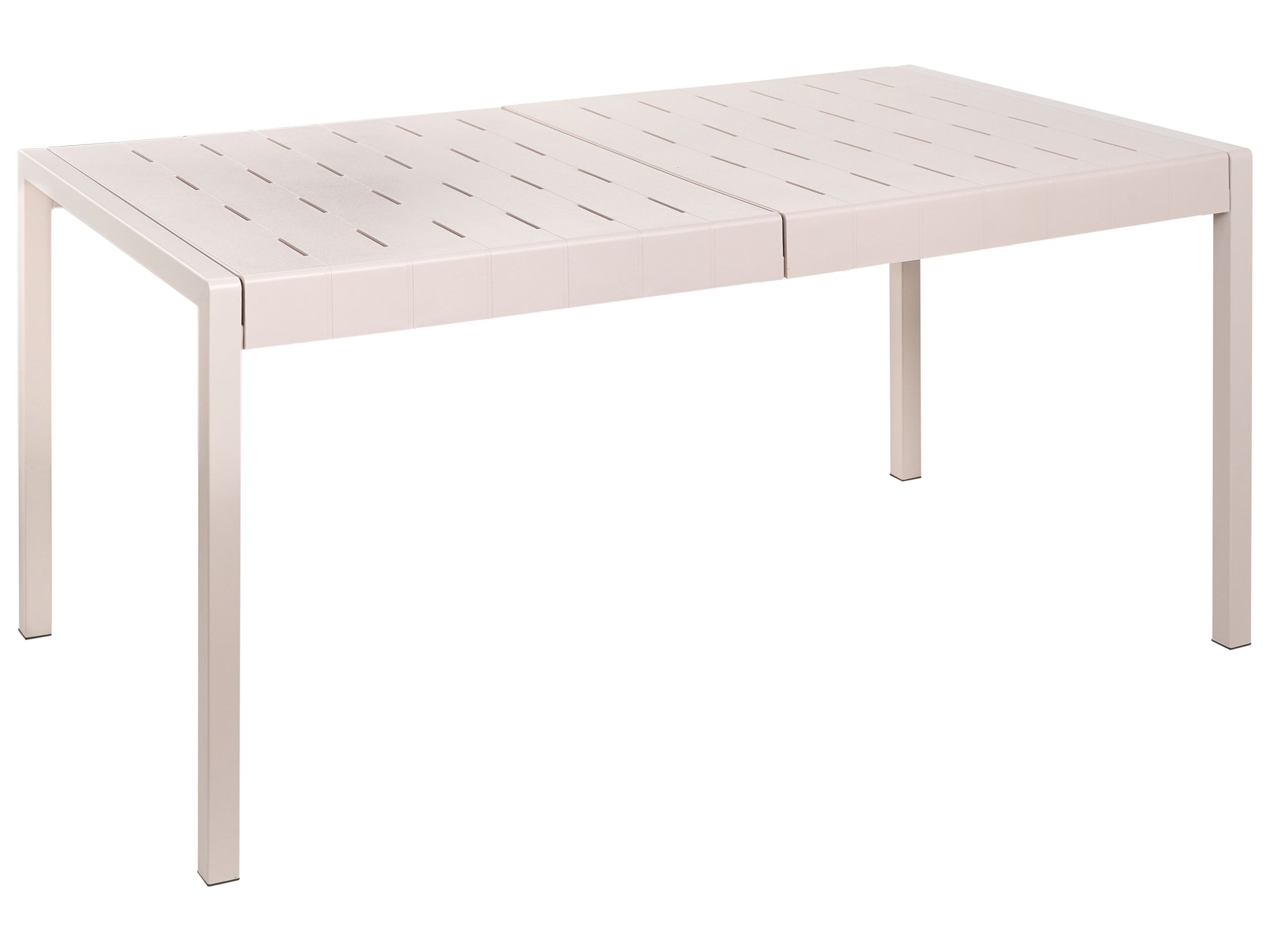MILLDEN Garden Dining Table 154 cm - Beige