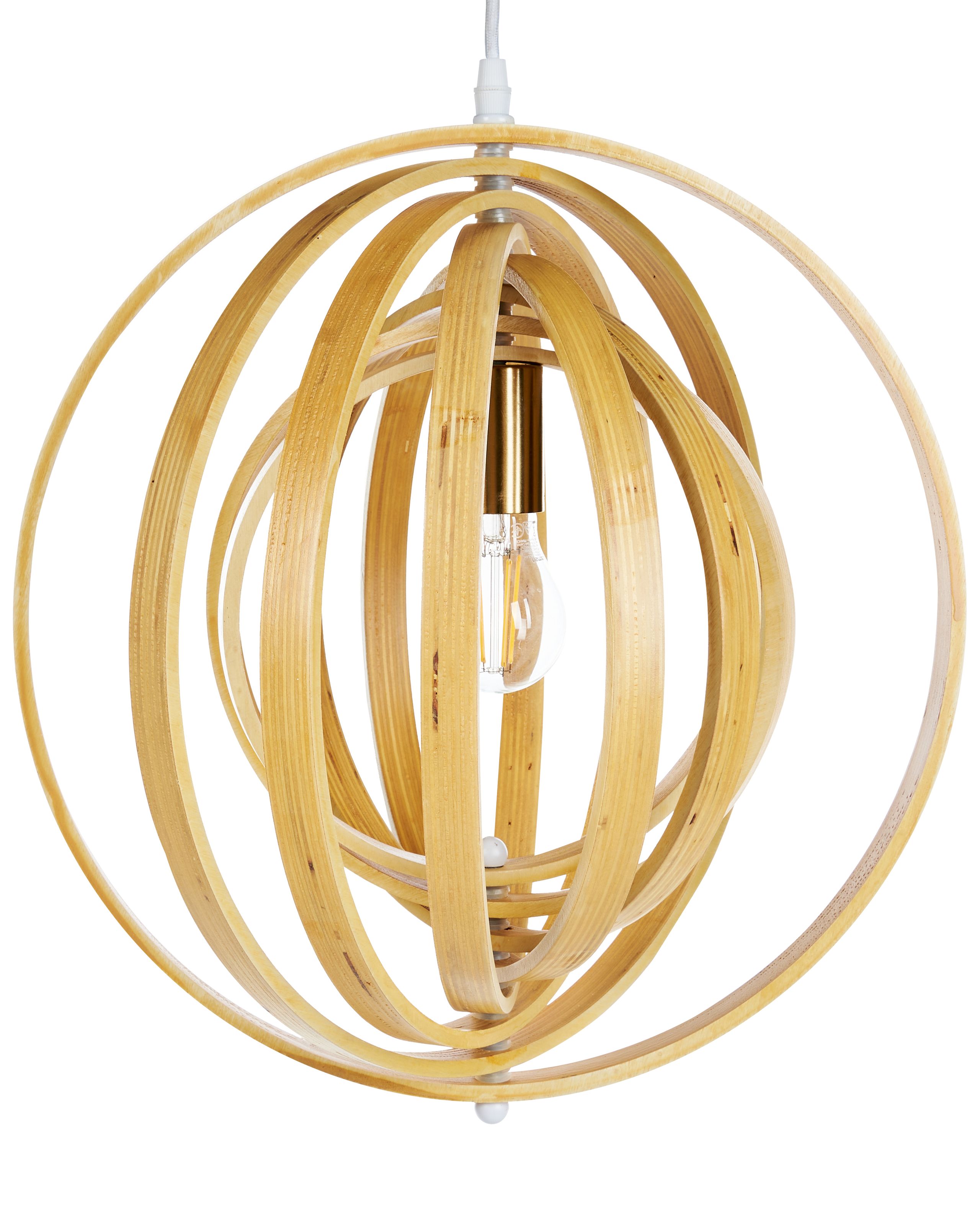UMRRELL Pendant Lamp Wood Light Brown