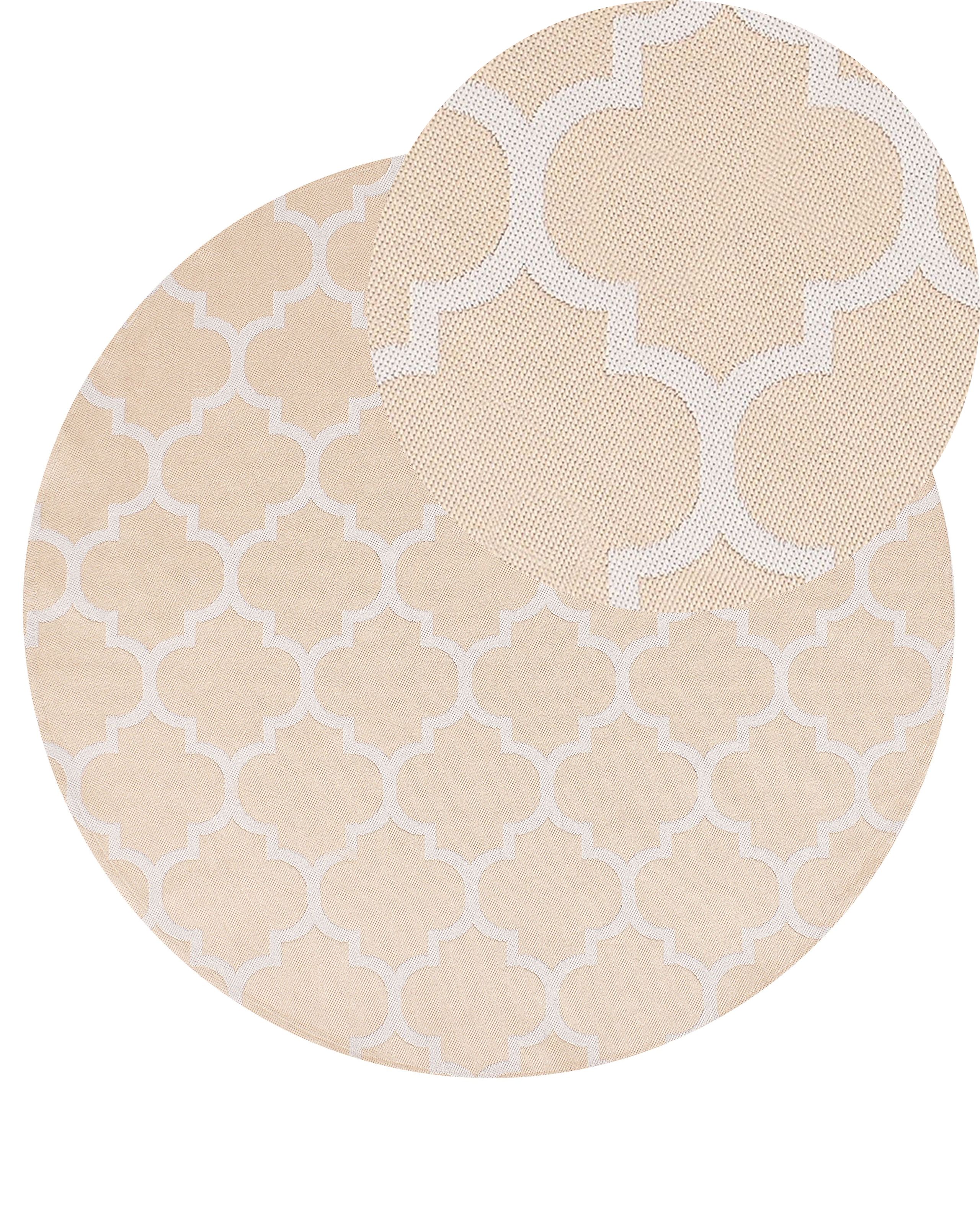 WIGHTON Outdoor Rug 120 cm - Beige