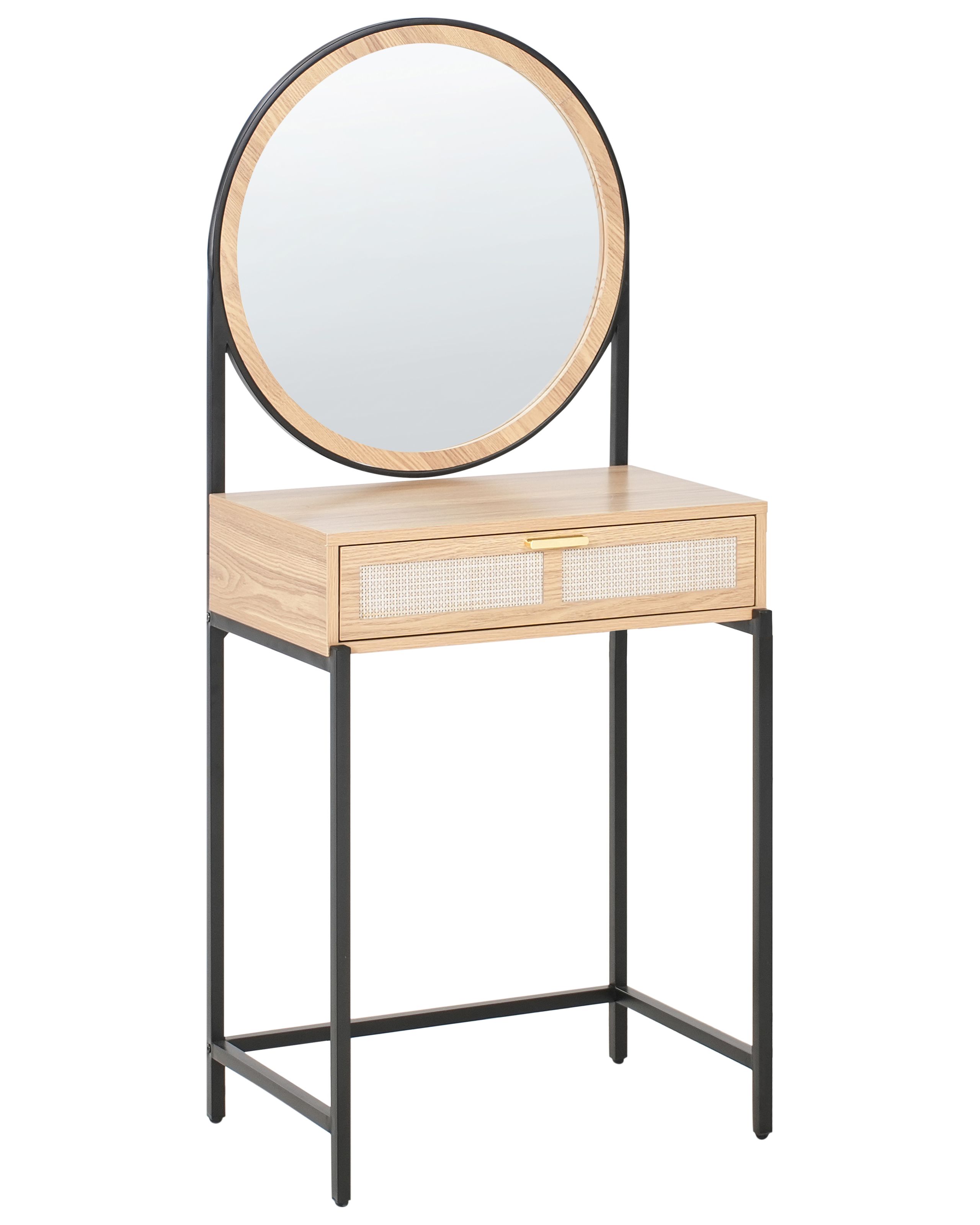 OTTERMERE Dressing Table with Mirror - Light Brown