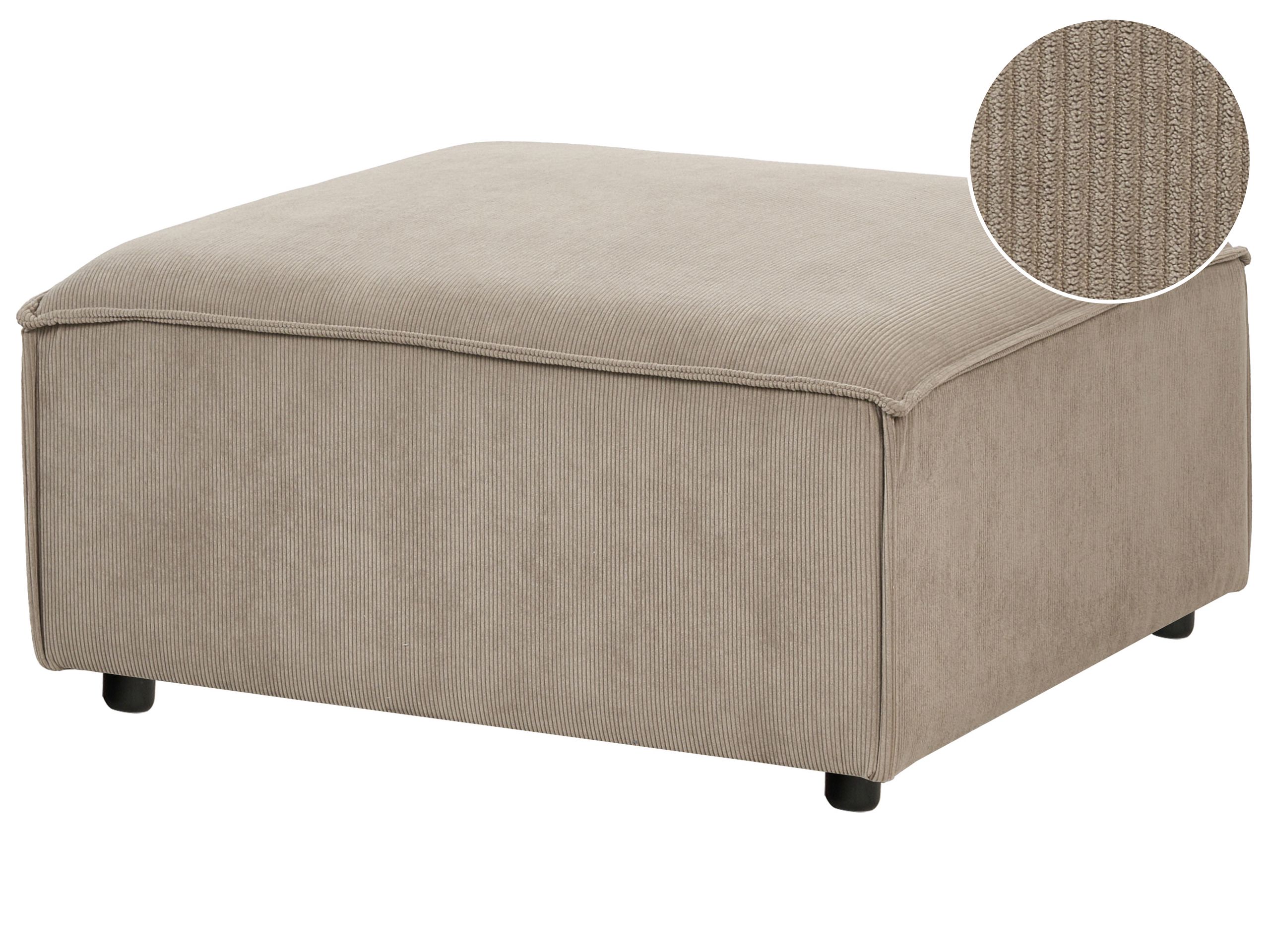 Ottoman ARDAL Corduroy Taupe