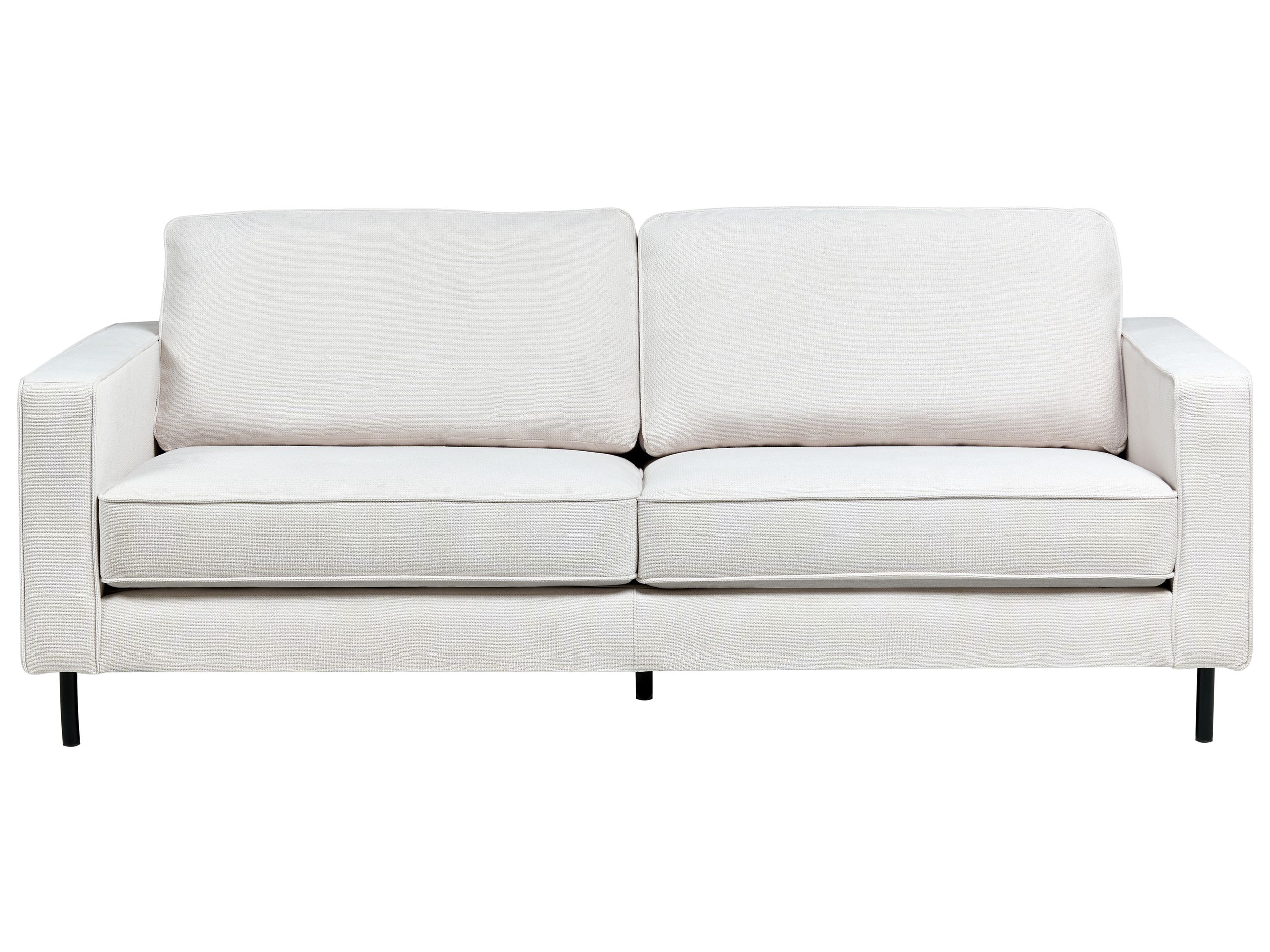 CLOVENDEN Fabric 3 Seater Sofa - Off White