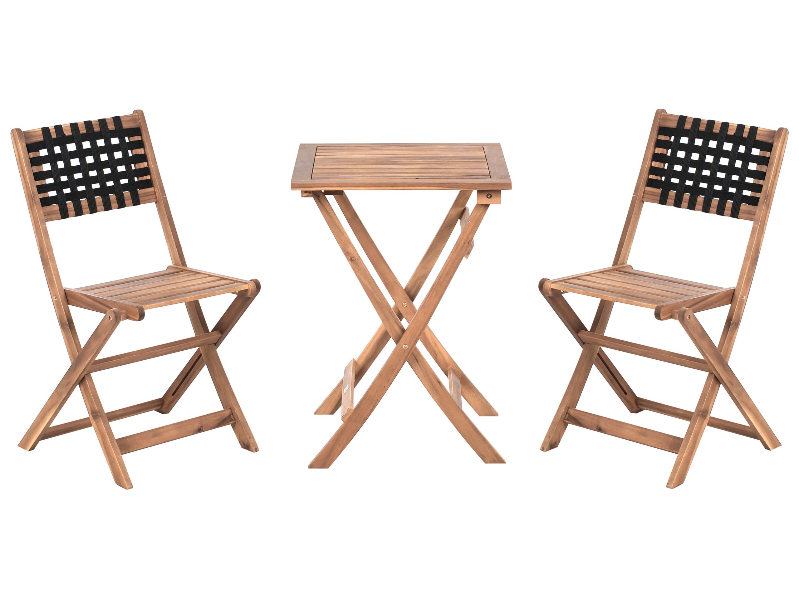 YORKMERE Garden Bistro Set - Brown