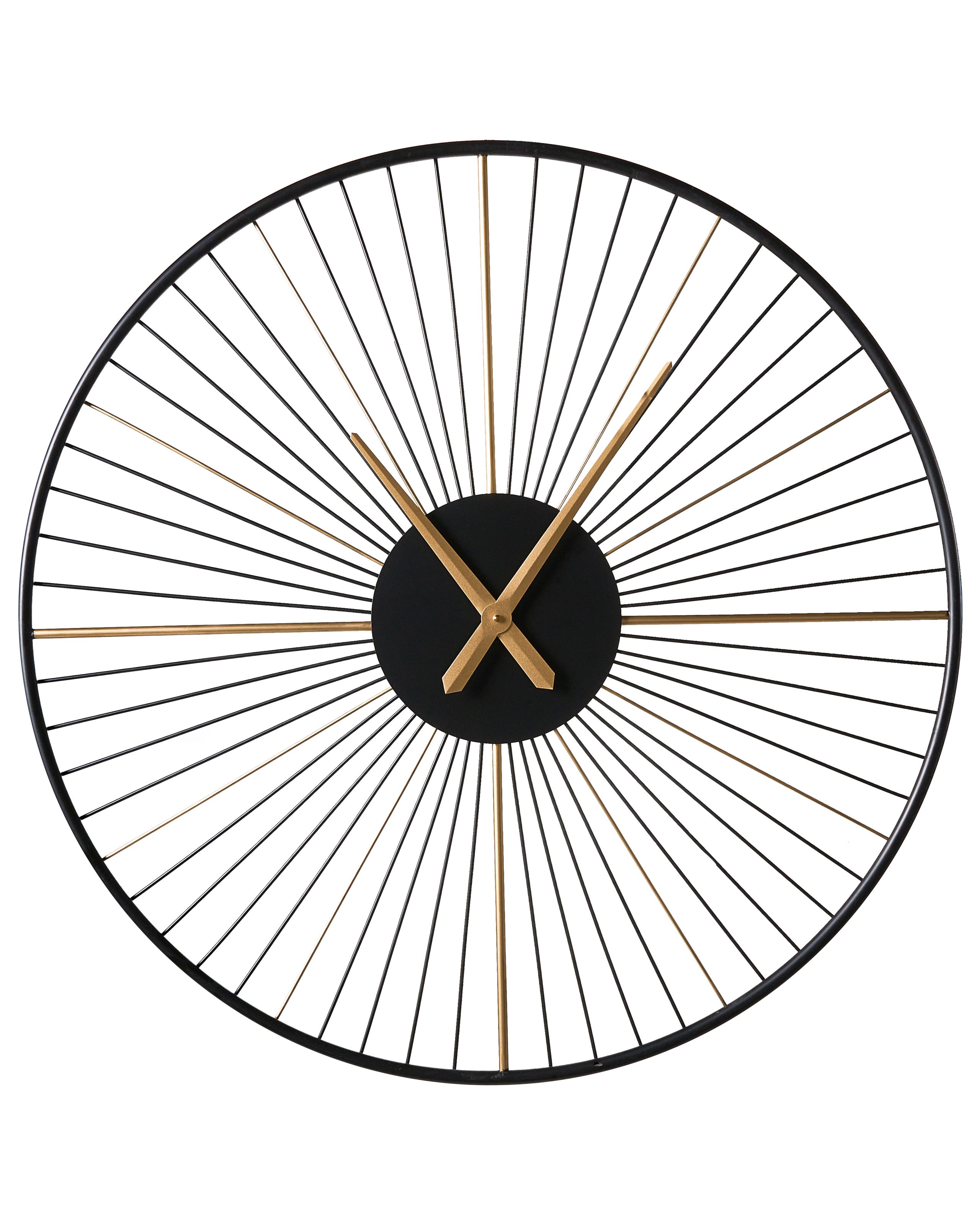 BRIMFORD Wall Clock Metal - Black