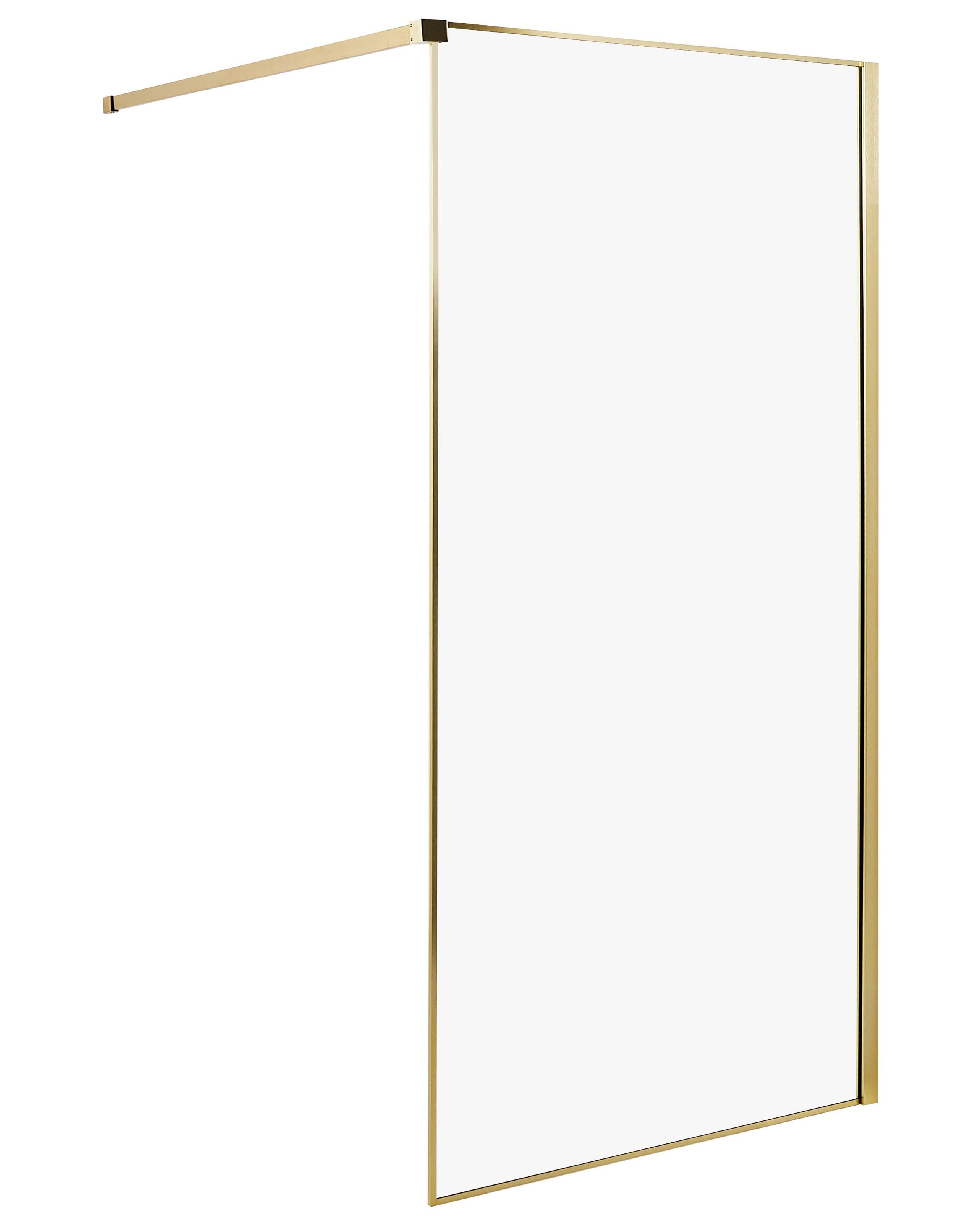 Shower Screen WASPAM 100 x 190 cm Gold