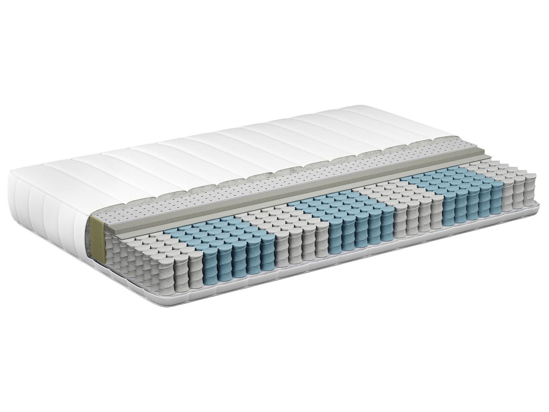 TRINGY Latex Pocket Sprung Mattress EU Small Double - White