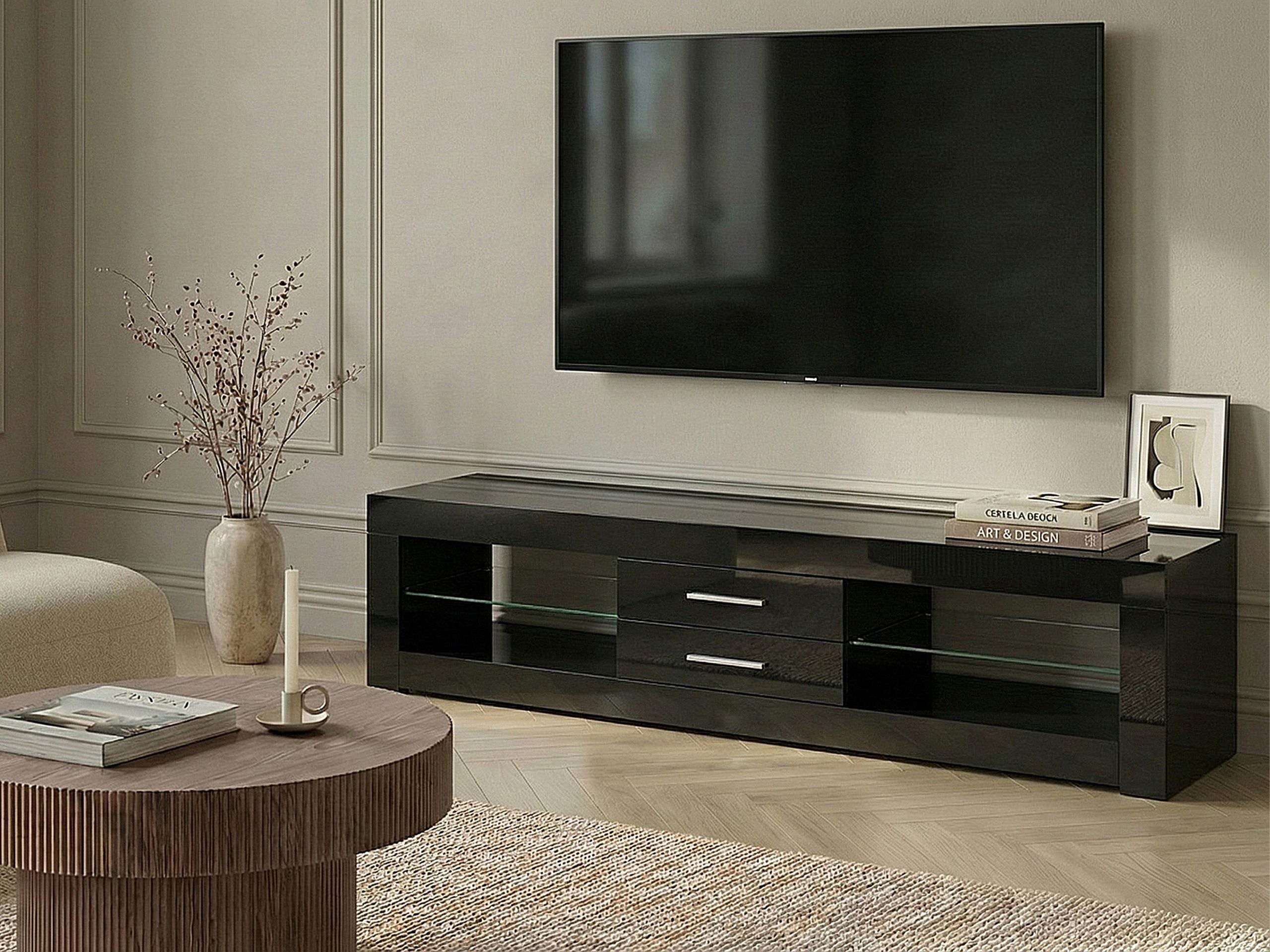 BRAVENT TV Stand - Black