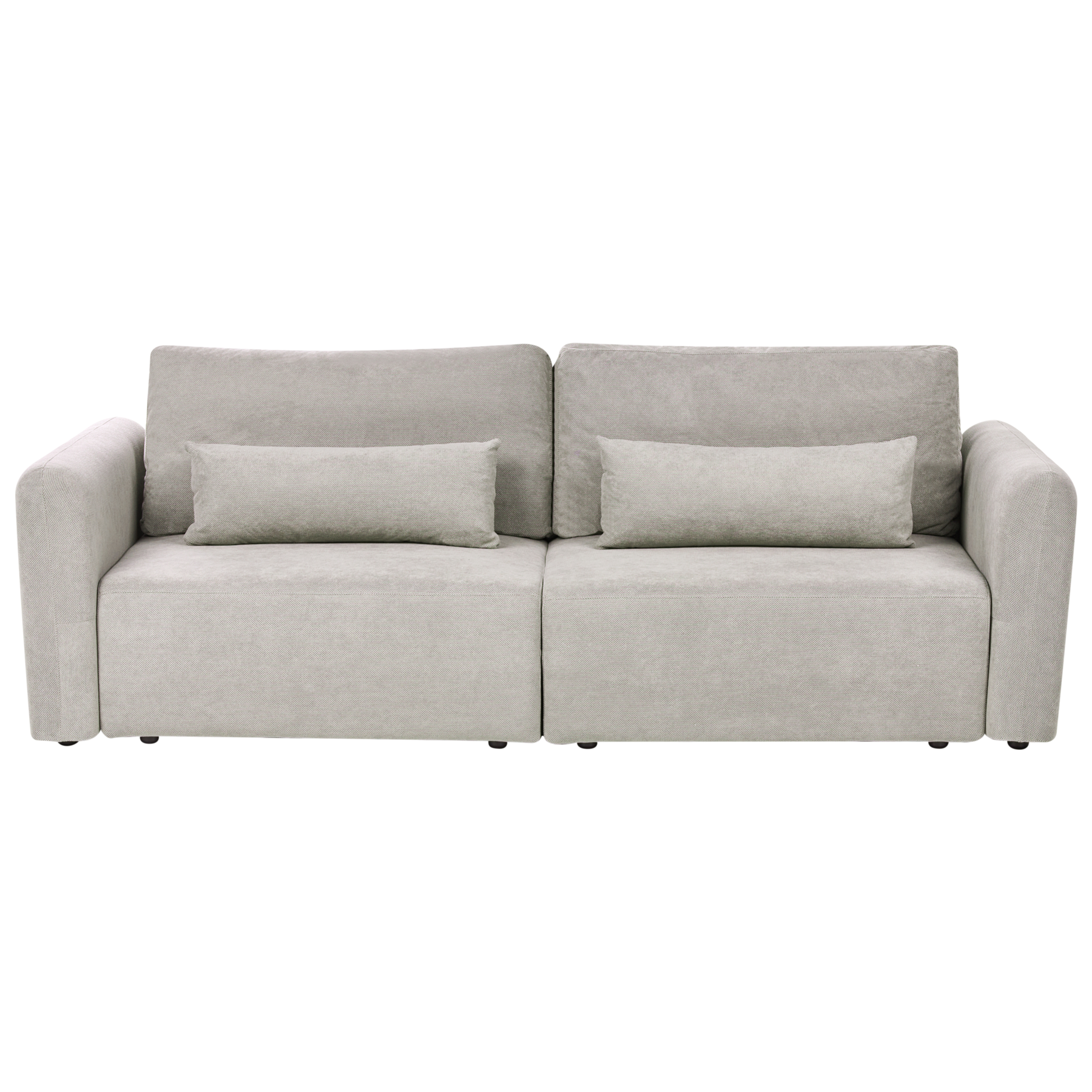 MARATHOR Fabric 3 Seater Sofa Bed with Storage - Grey