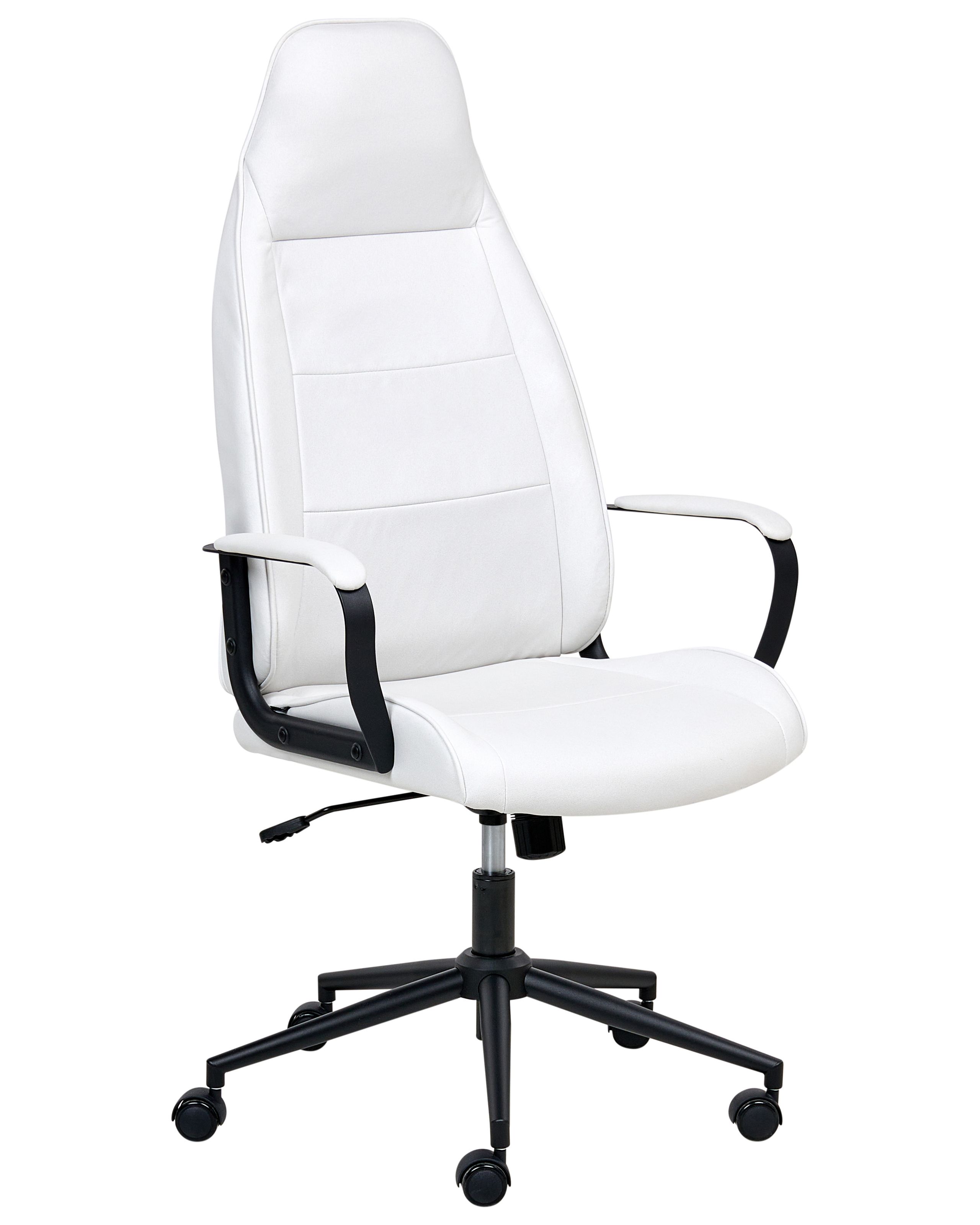 KENLEIGH Fabric Office Chair - White