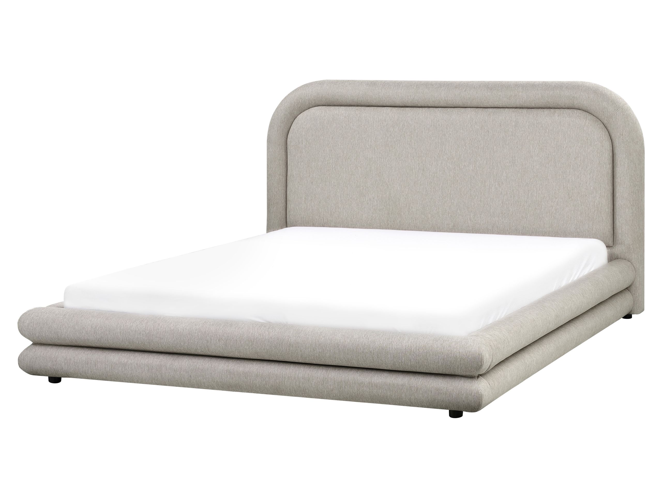 LAVAEDRNS Waterbed Faux Linen 160 x 200 cm (EU King Size) Taupe