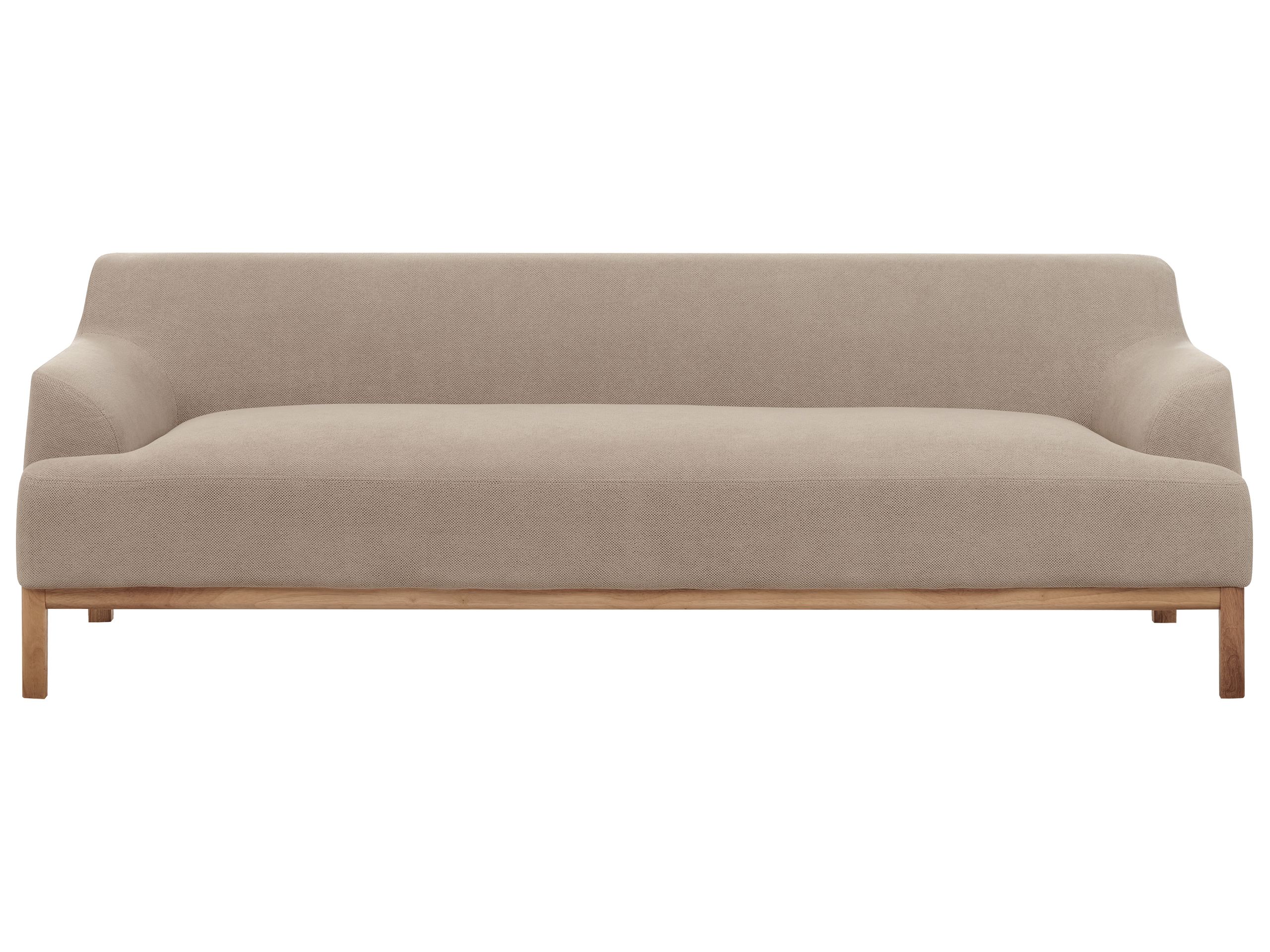 MARENZA Fabric 3 Seater Sofa - Taupe