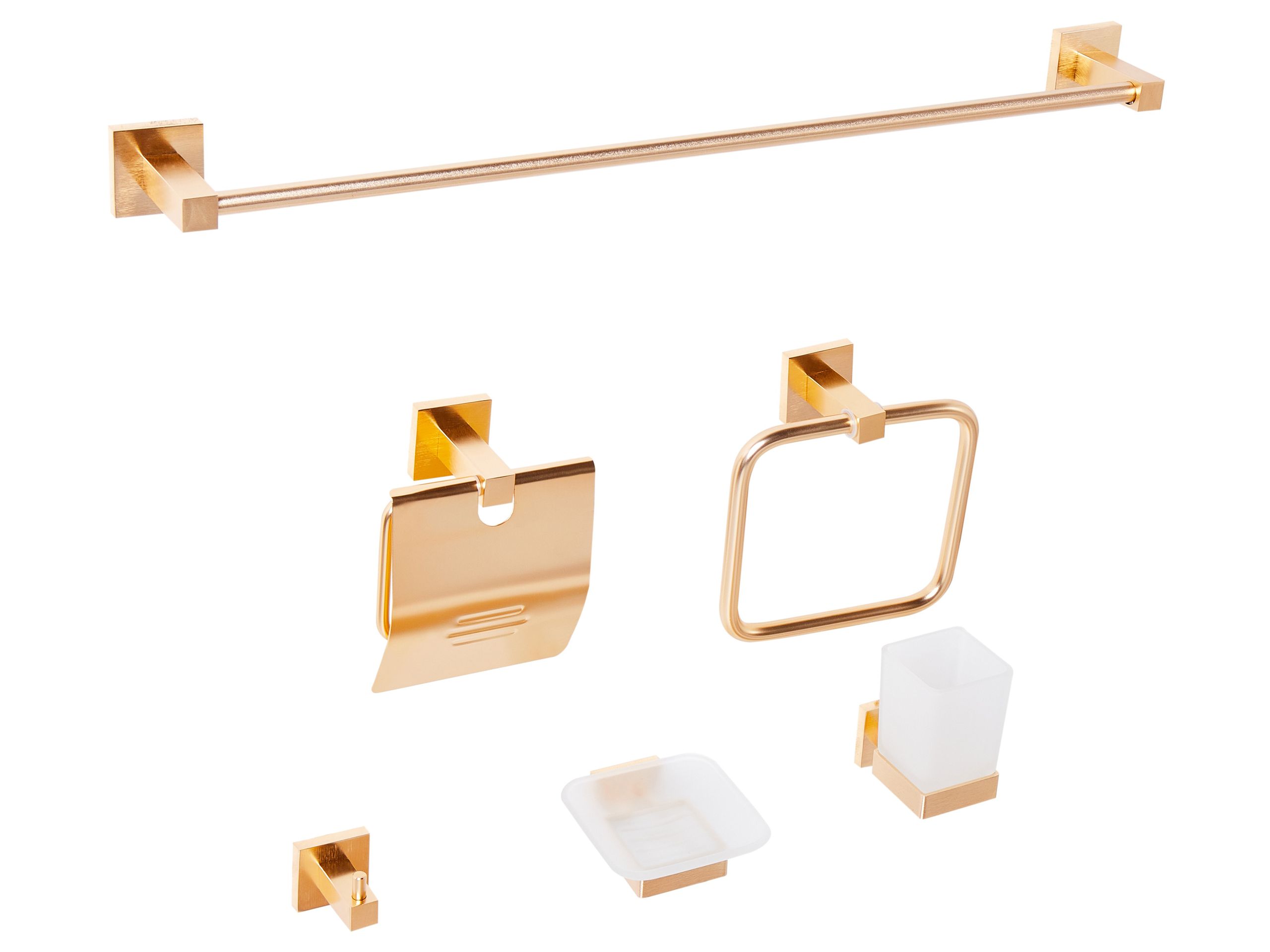 WINTERLEIGH 6-Piece Bathroom Hardware Set - Gold
