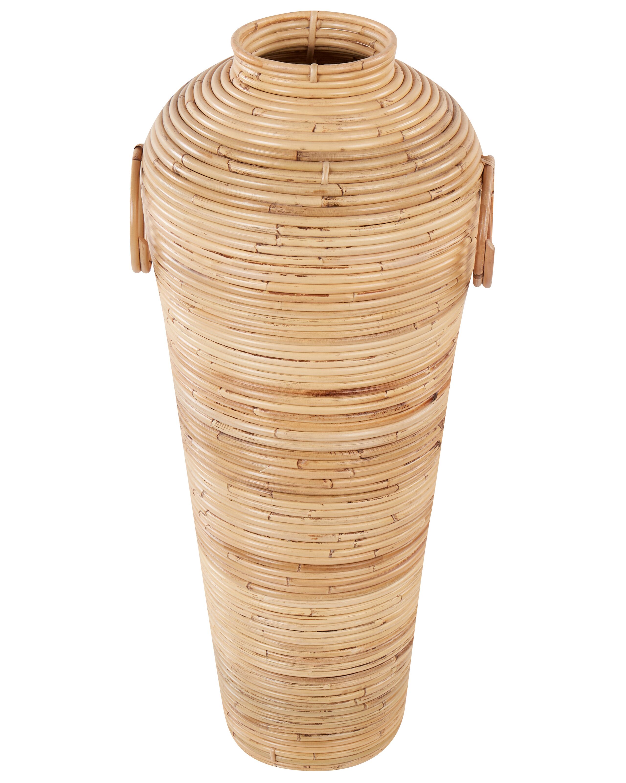 Decorative Vase ELATIA Rattan 70 cm Natural