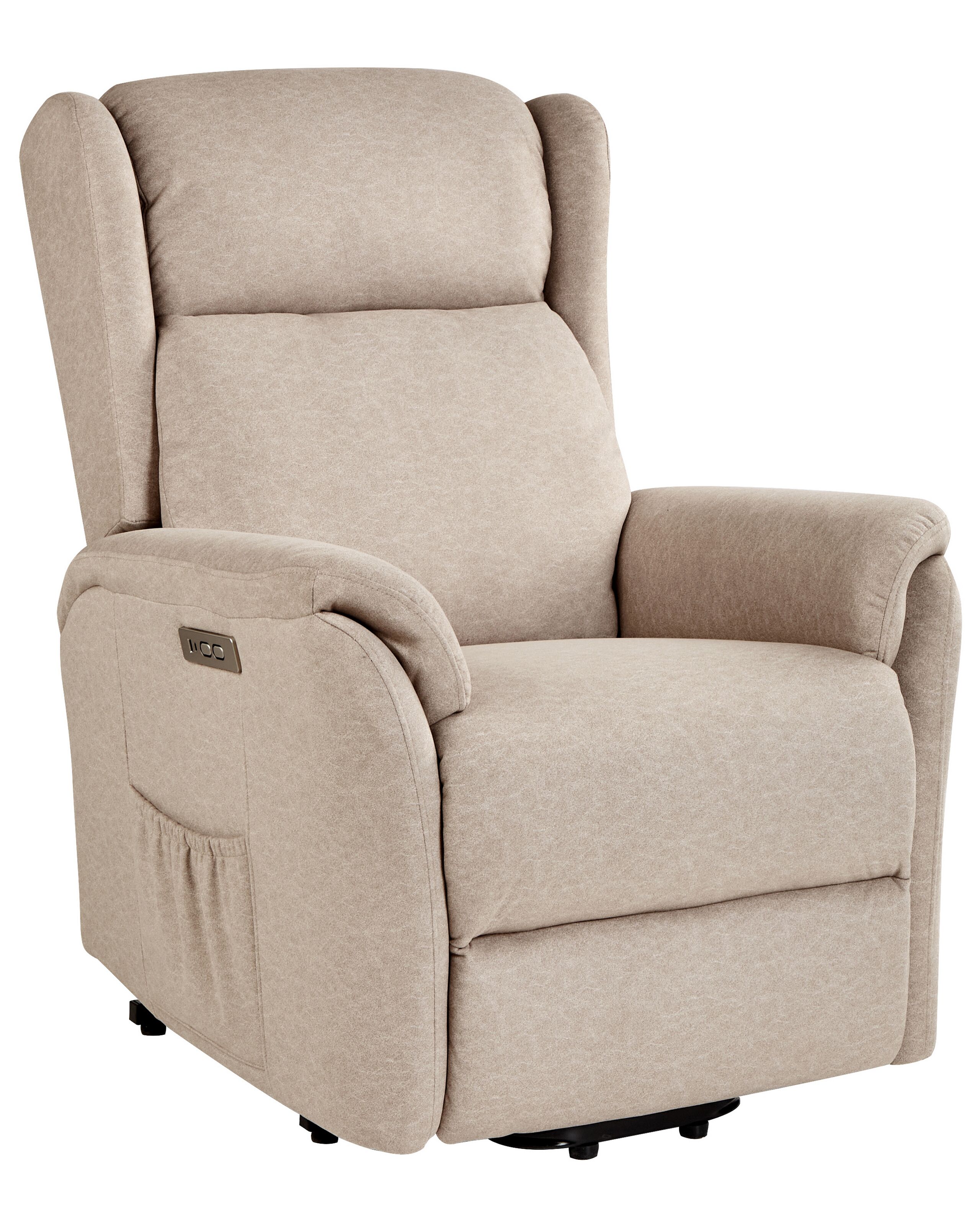 VORA Velvet Electric Recliner Sofa - Beige