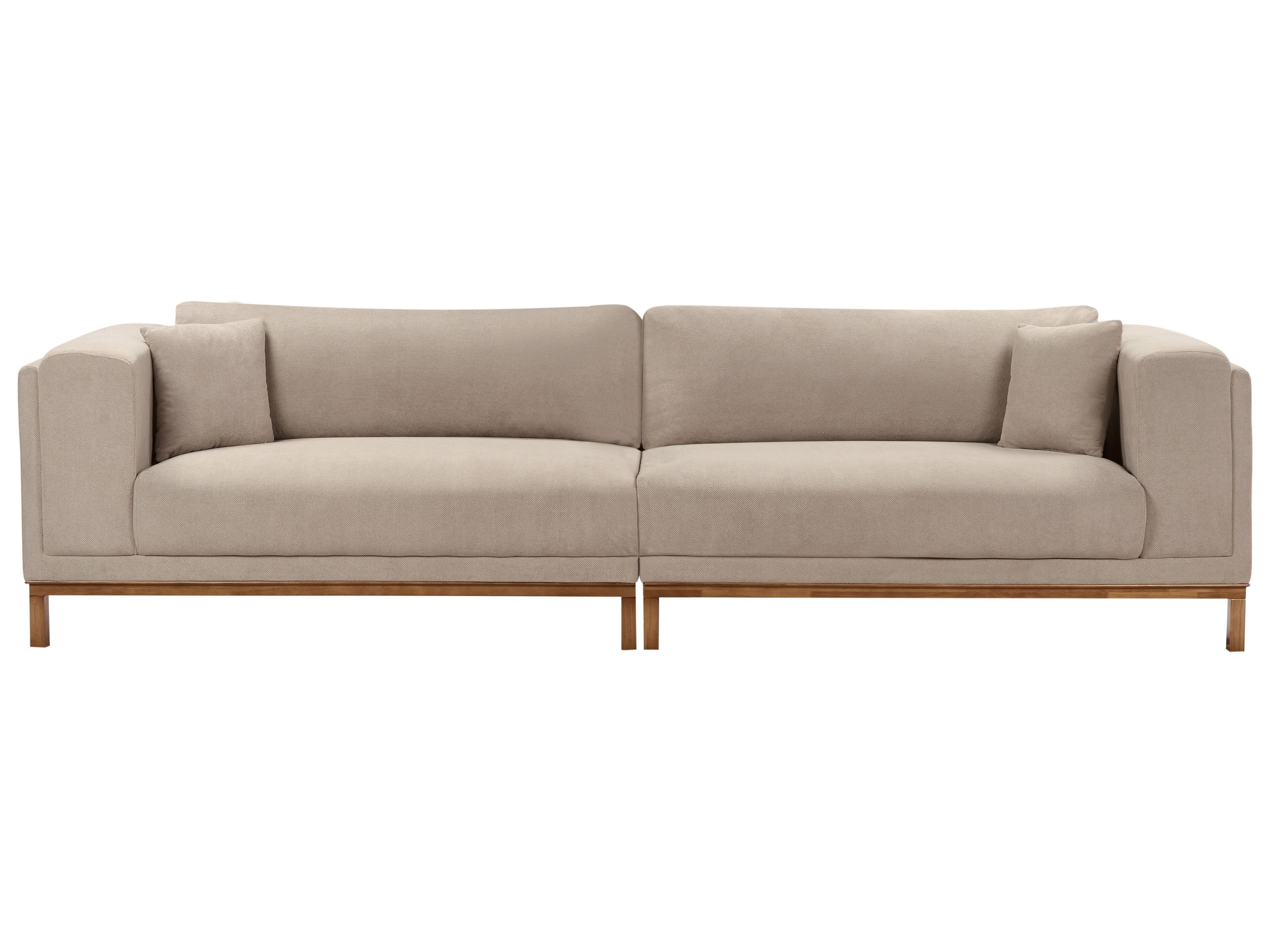 LINFORDEN Fabric 4 Seater Sofa - Taupe
