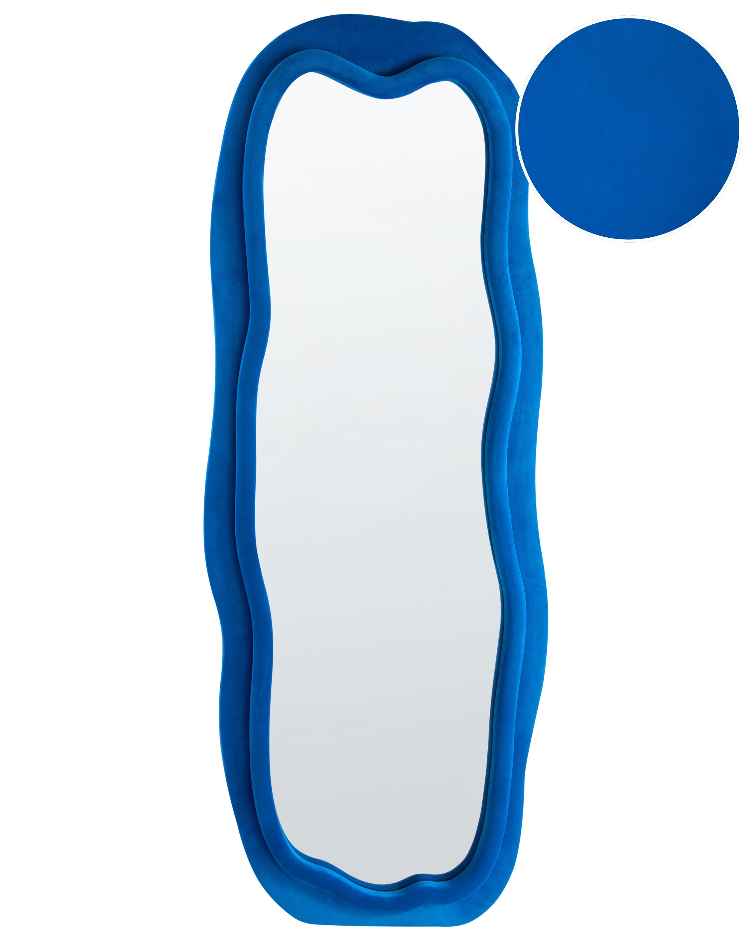 BERCOMBE Wall Mirror Velvet - Blue