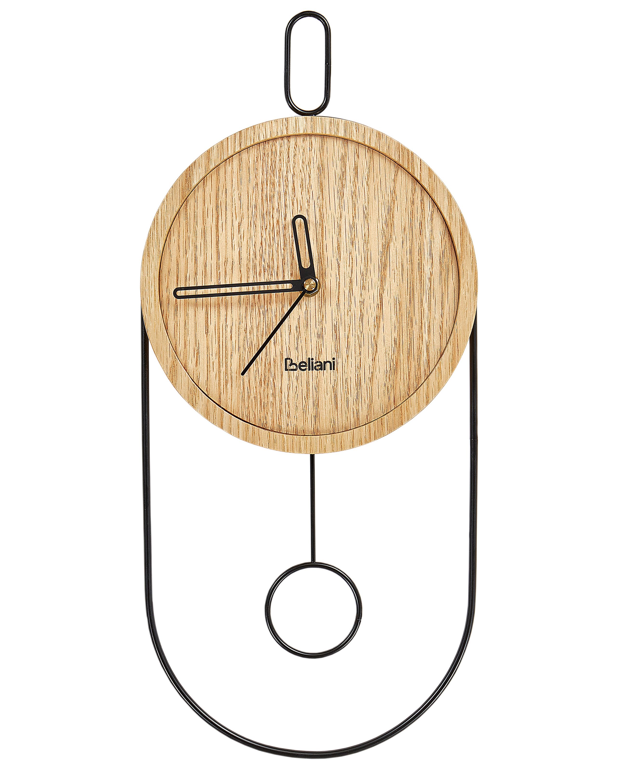 Wall Clock SIERRE 20 cm Light Brown