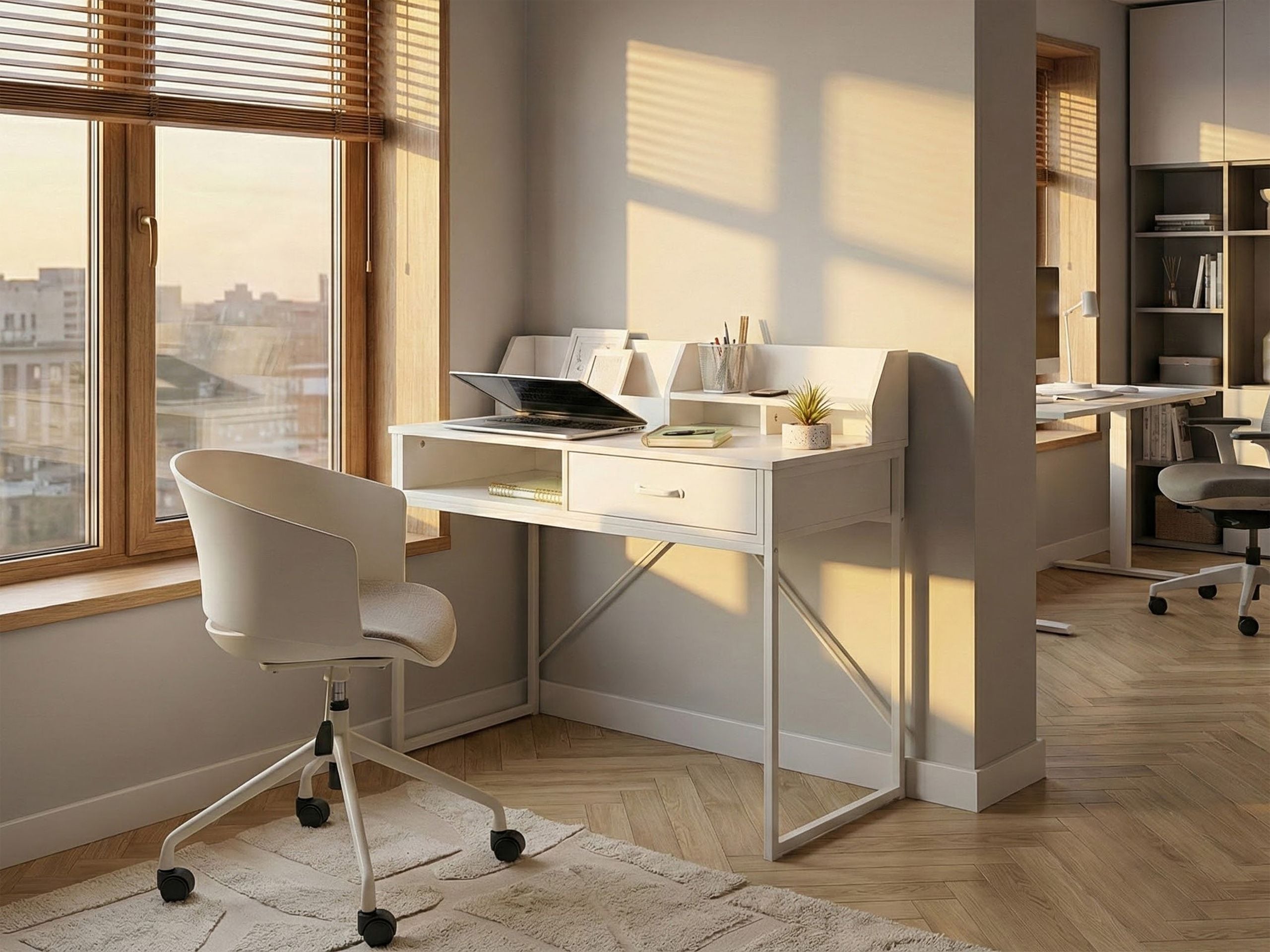 GORVEX Home Office Desk - White