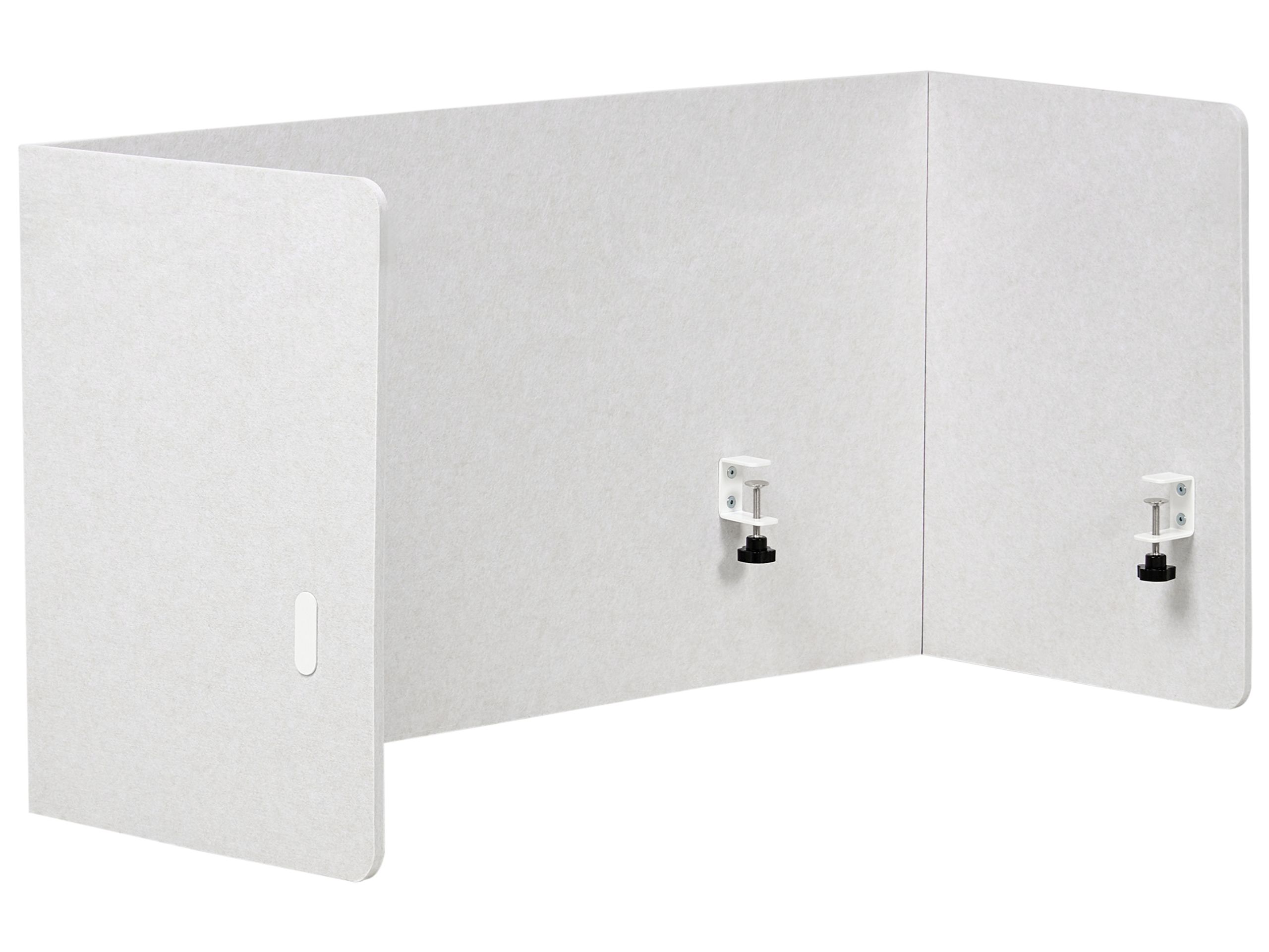 MORELEIGHON Desk Screen - Off White