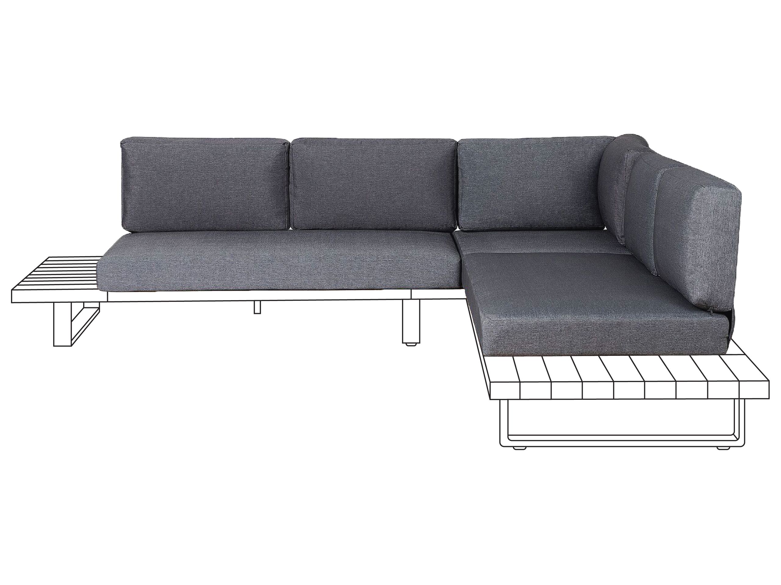 YMKONOS Outdoor Cushion Cover Set Grey