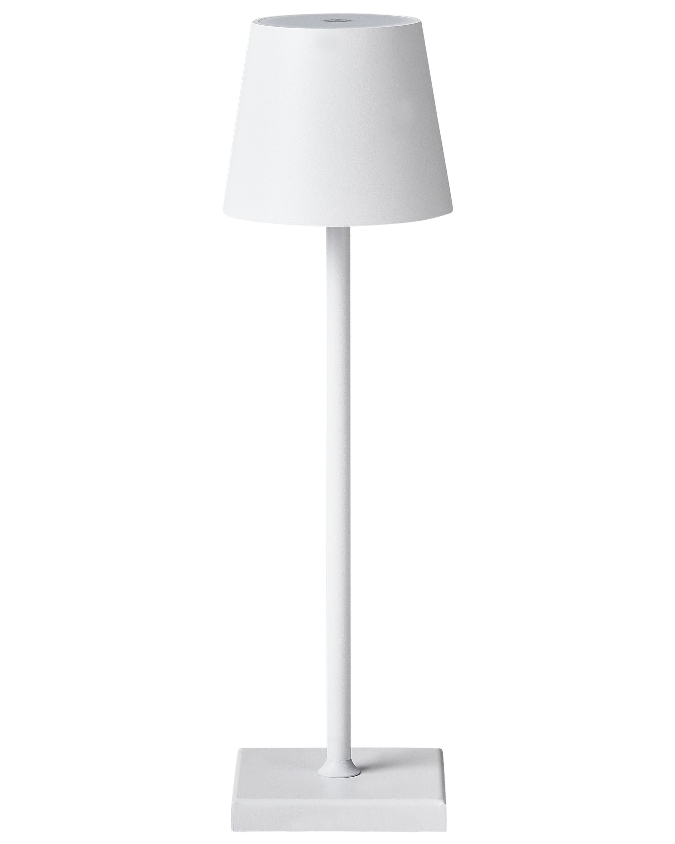 Wireless LED Table Lamp BACEIRO With Dimmer Metal White
