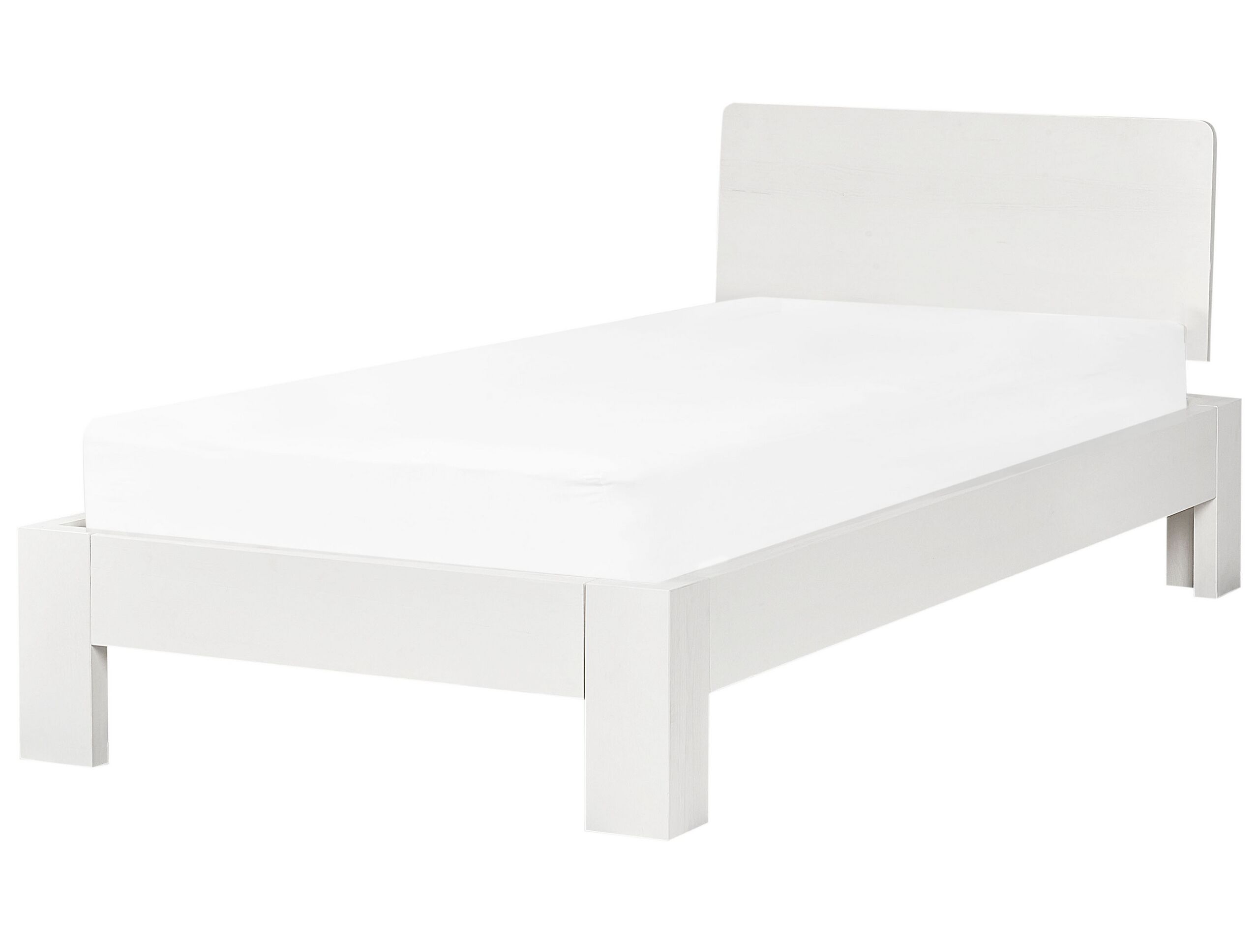 RENNA Bedframe Wood 90 x 200cm EU Single Bed White