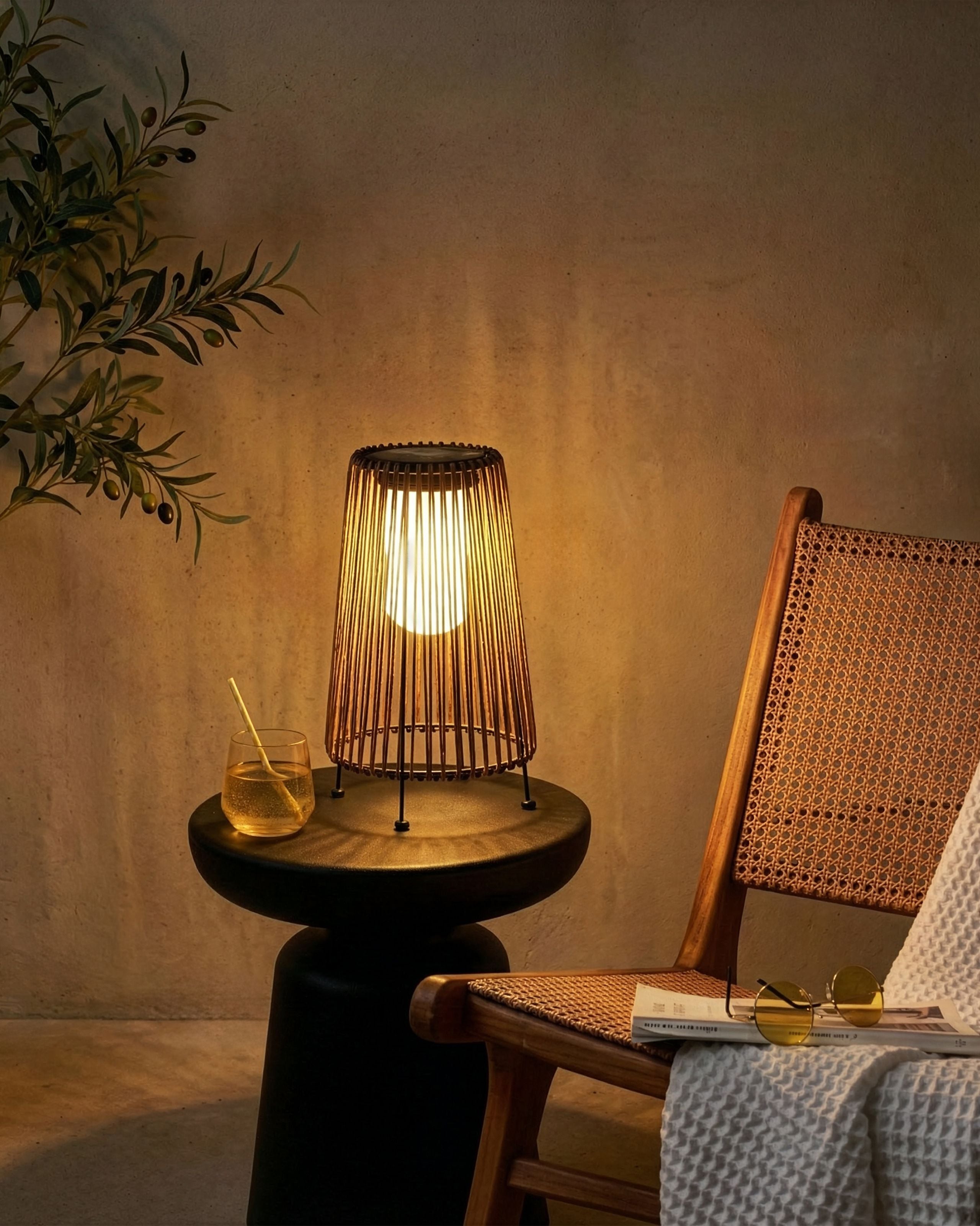 GAJARO Lantern - Natural, 20cm
