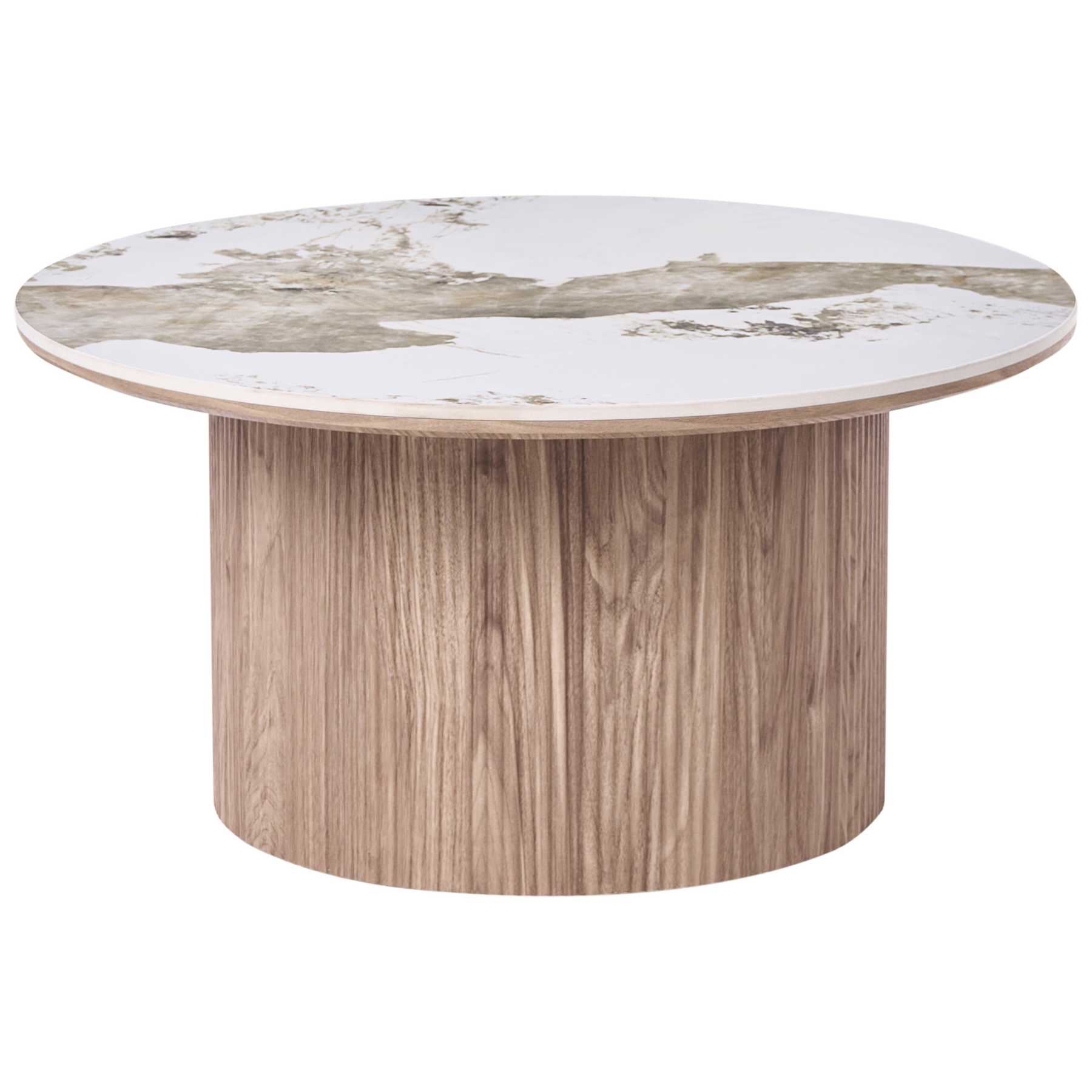 DORAVEL Ceramic Coffee Table - Brown