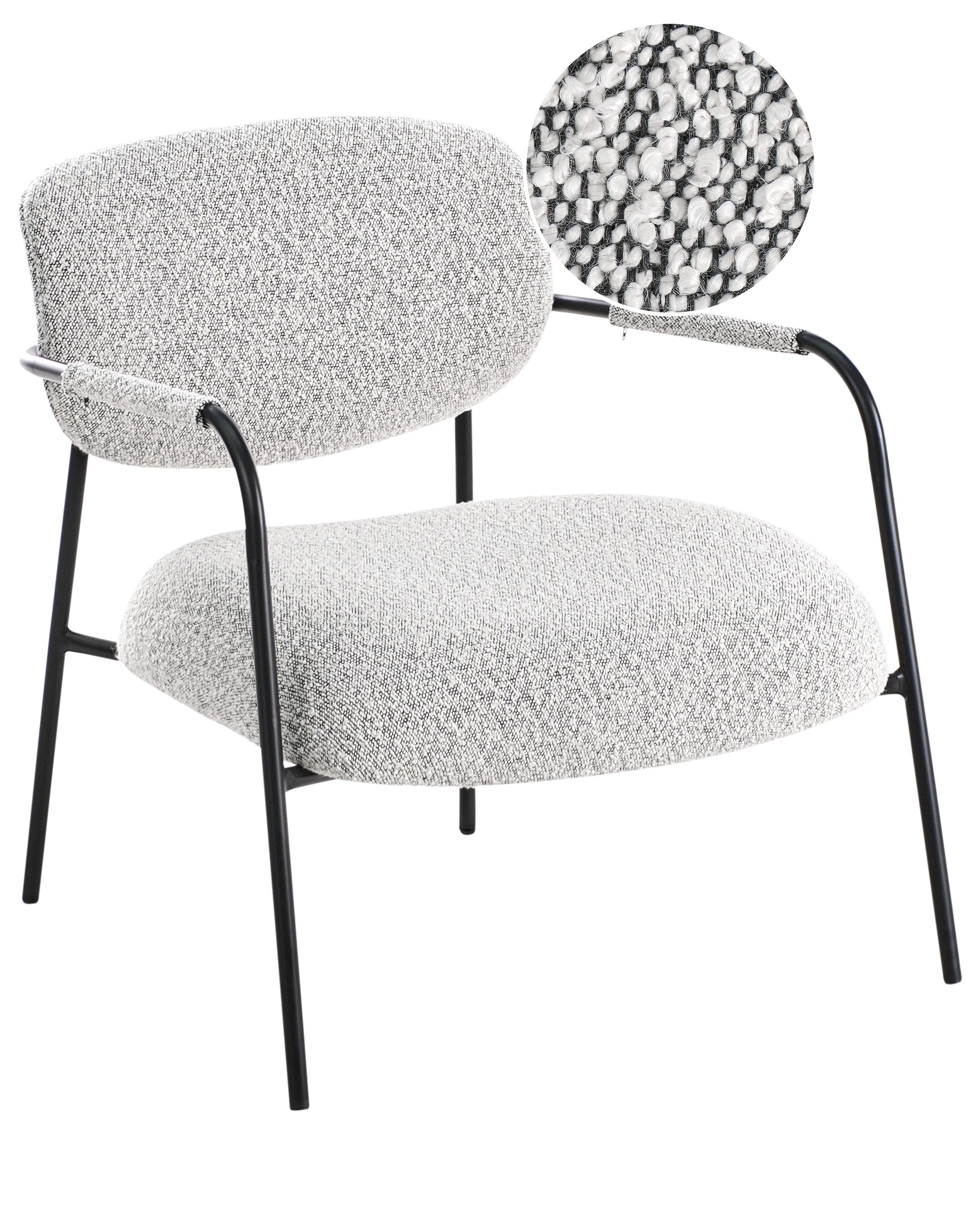 WARNDON Fabric Armchair - Black
