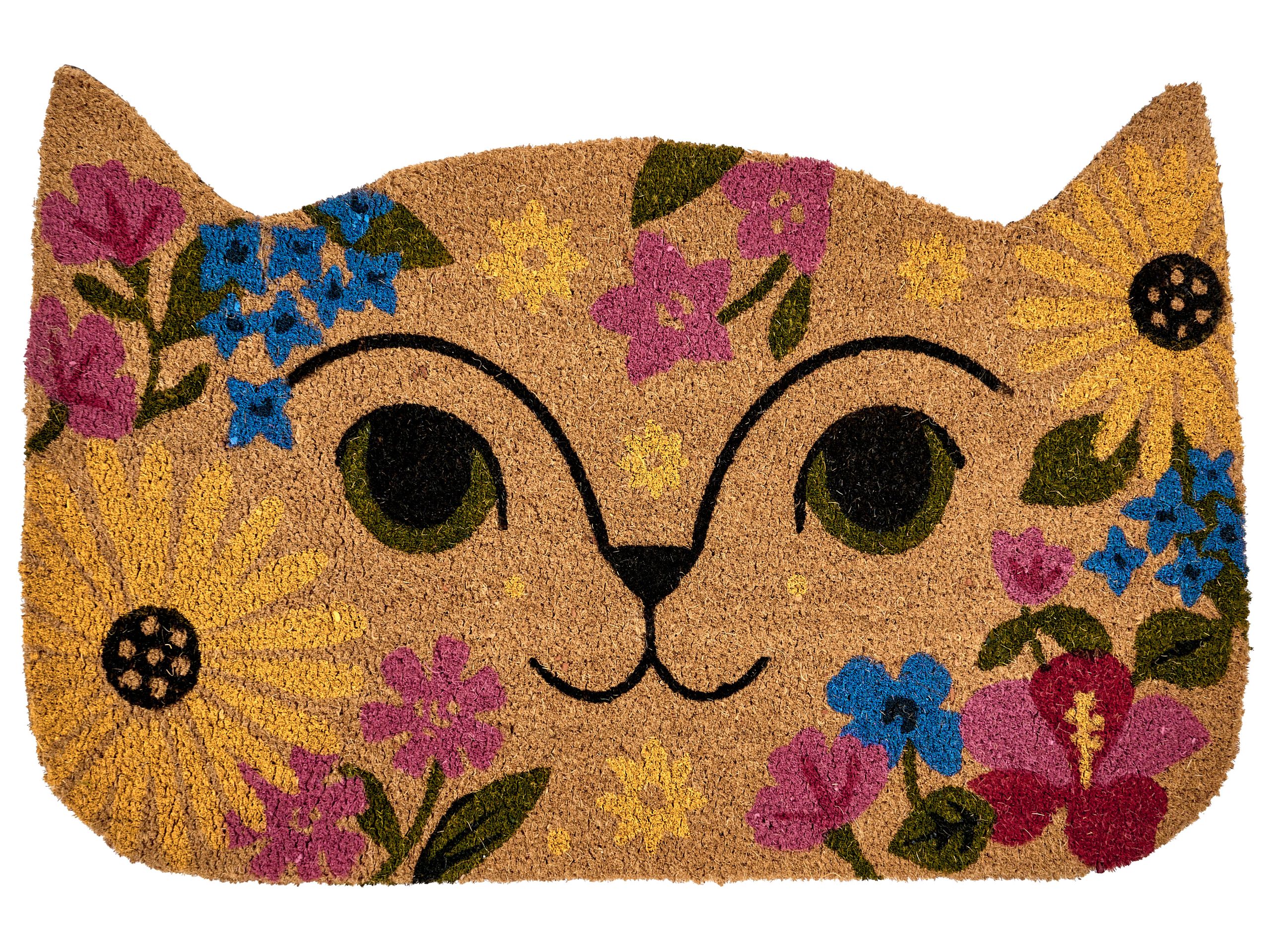 PETHURST Cat Coir Doormat - Multicolour
