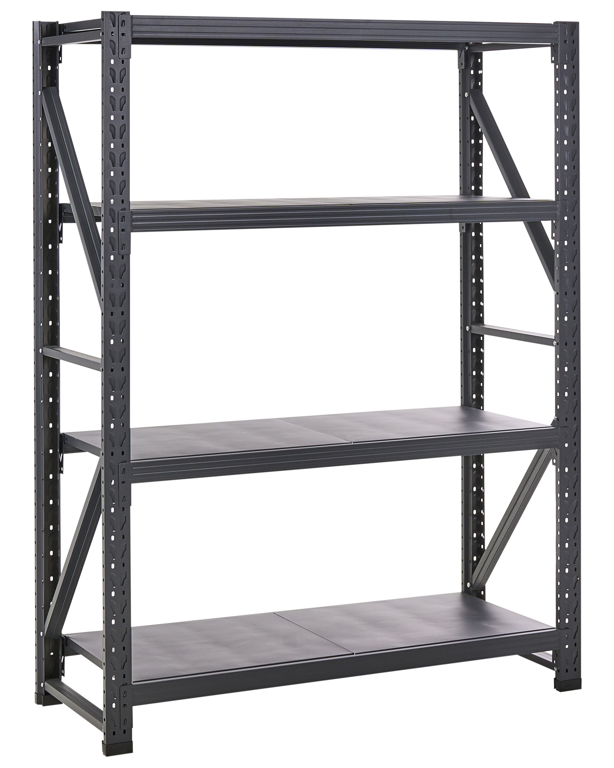 DARTWELL Garage Shelving Metal 150 cm - Black