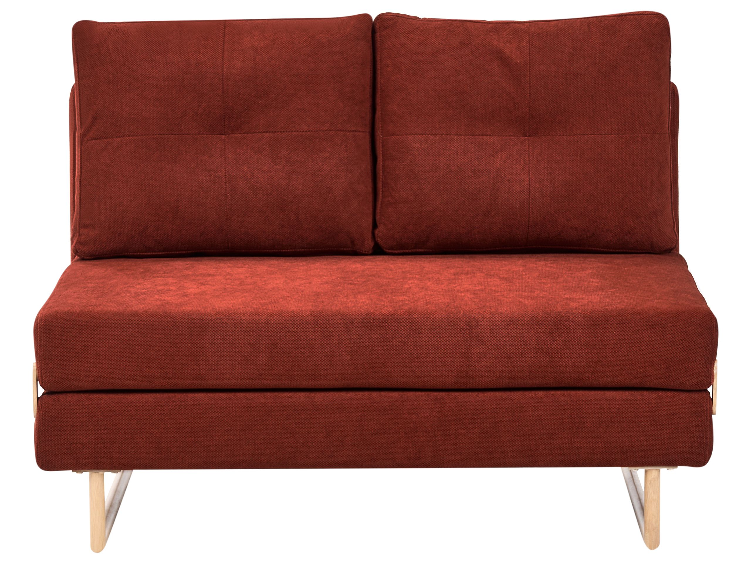 COMDEN Fabric 2 Seater Sofa Bed - Red