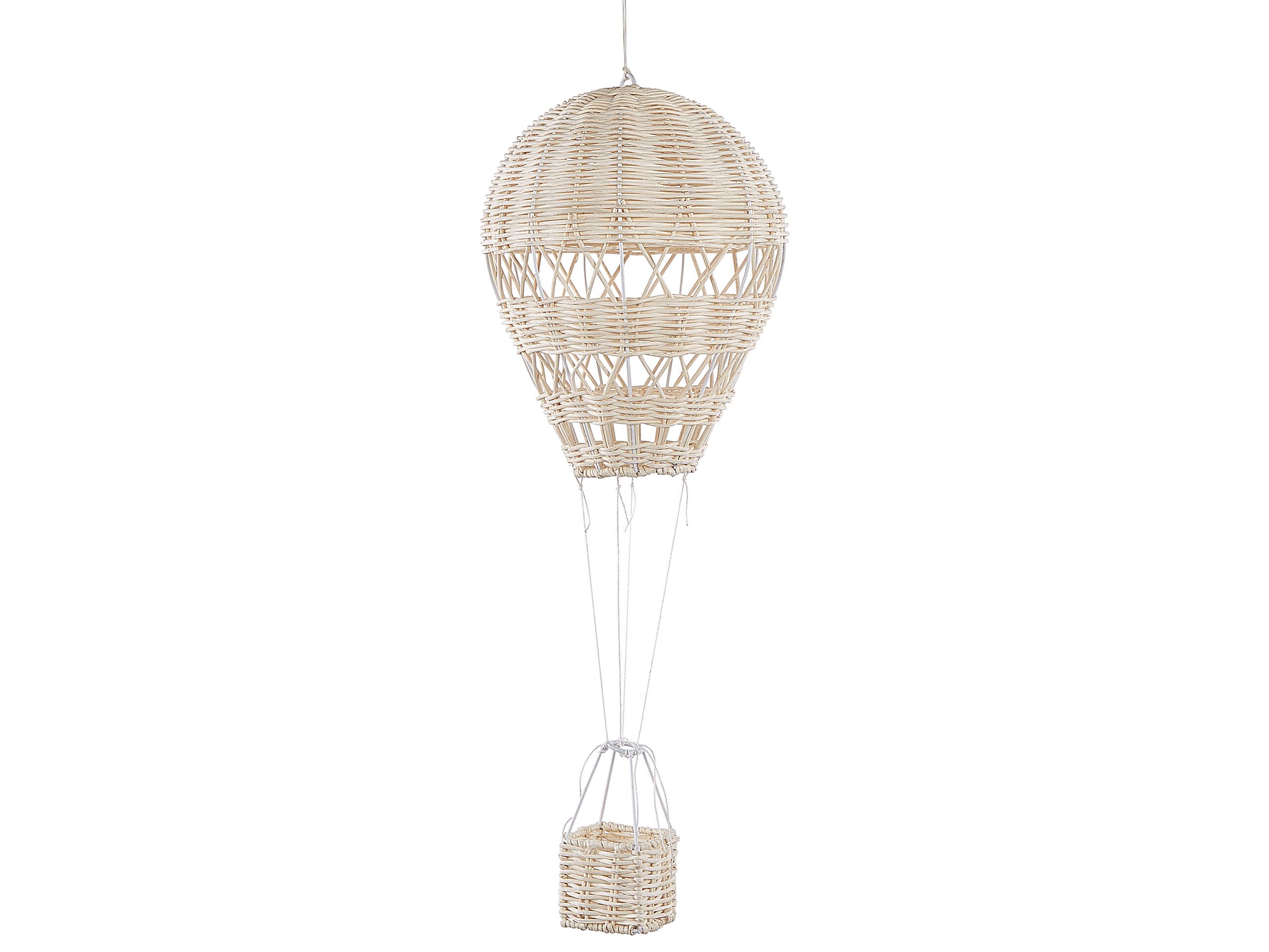 Wall Decor Balloon BEMBA Rattan Natural 60 cm