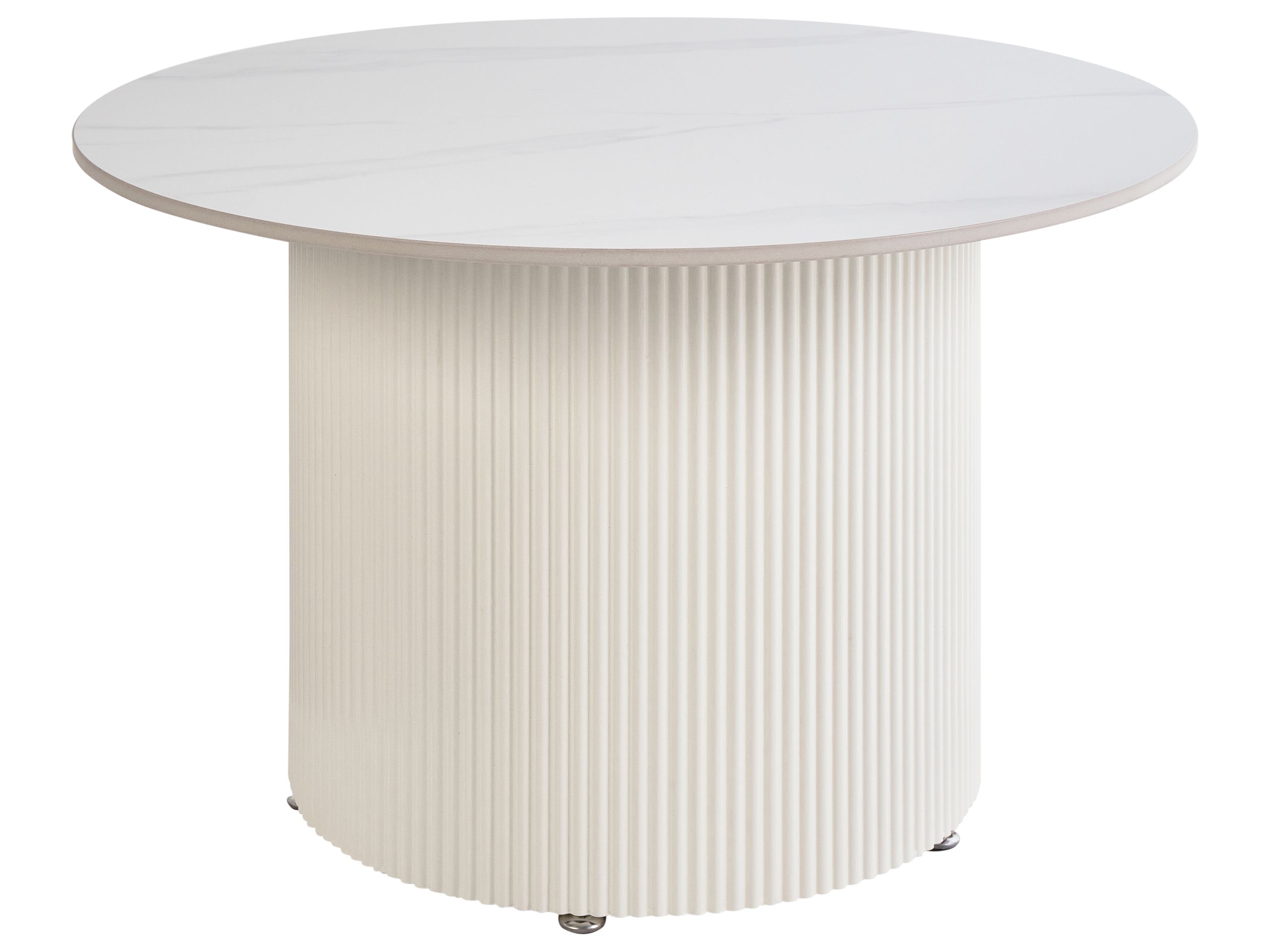 Ceramic Coffee Table Light Beige LEONA