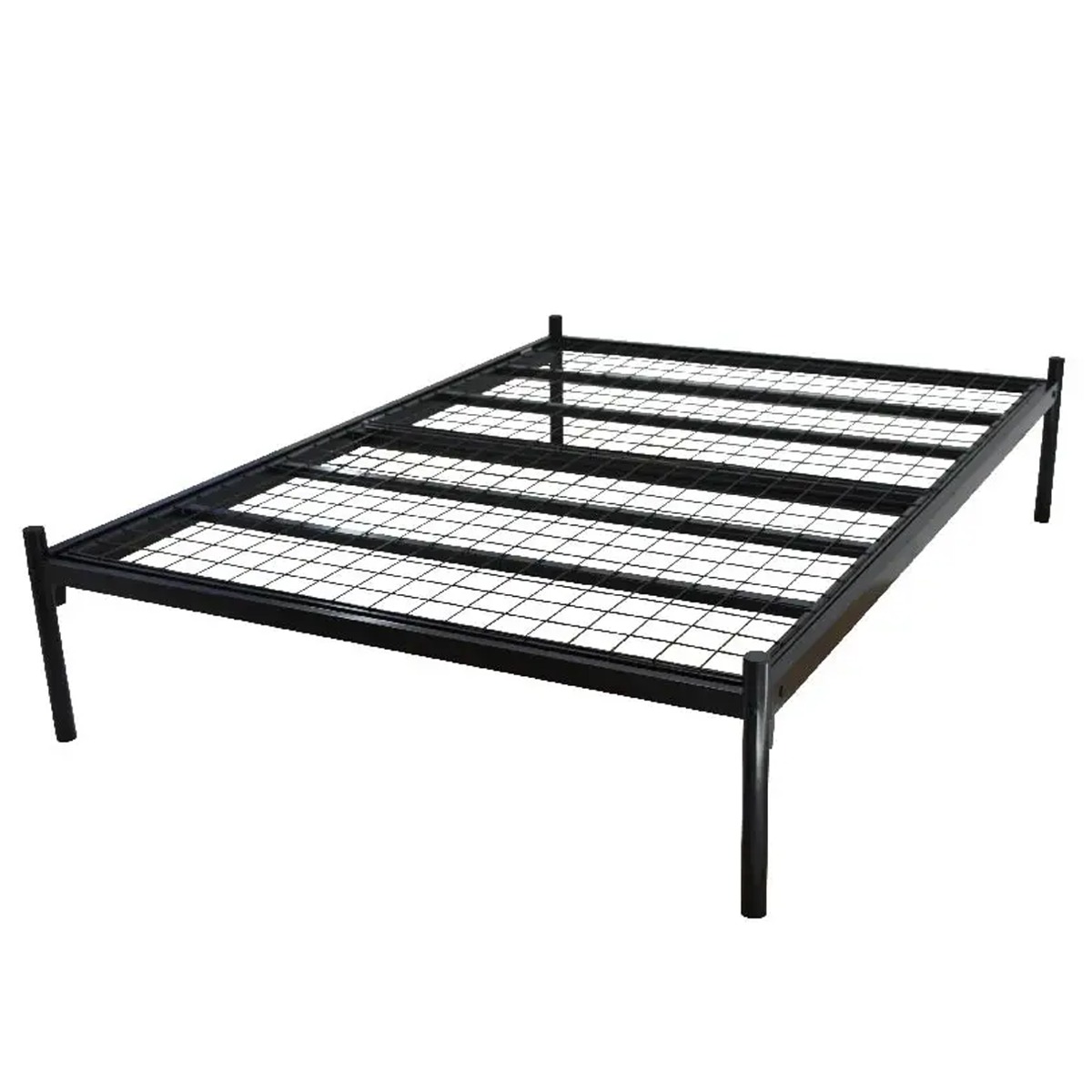 Platform High Quality Metal Bed Frame Black - Small Double 4ft