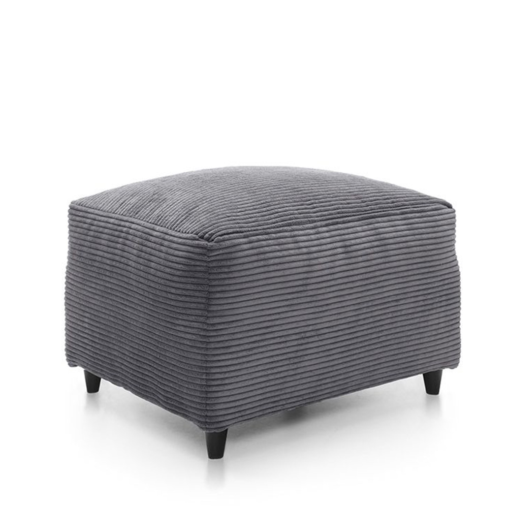 Jill Jumbo Footstool - Grey