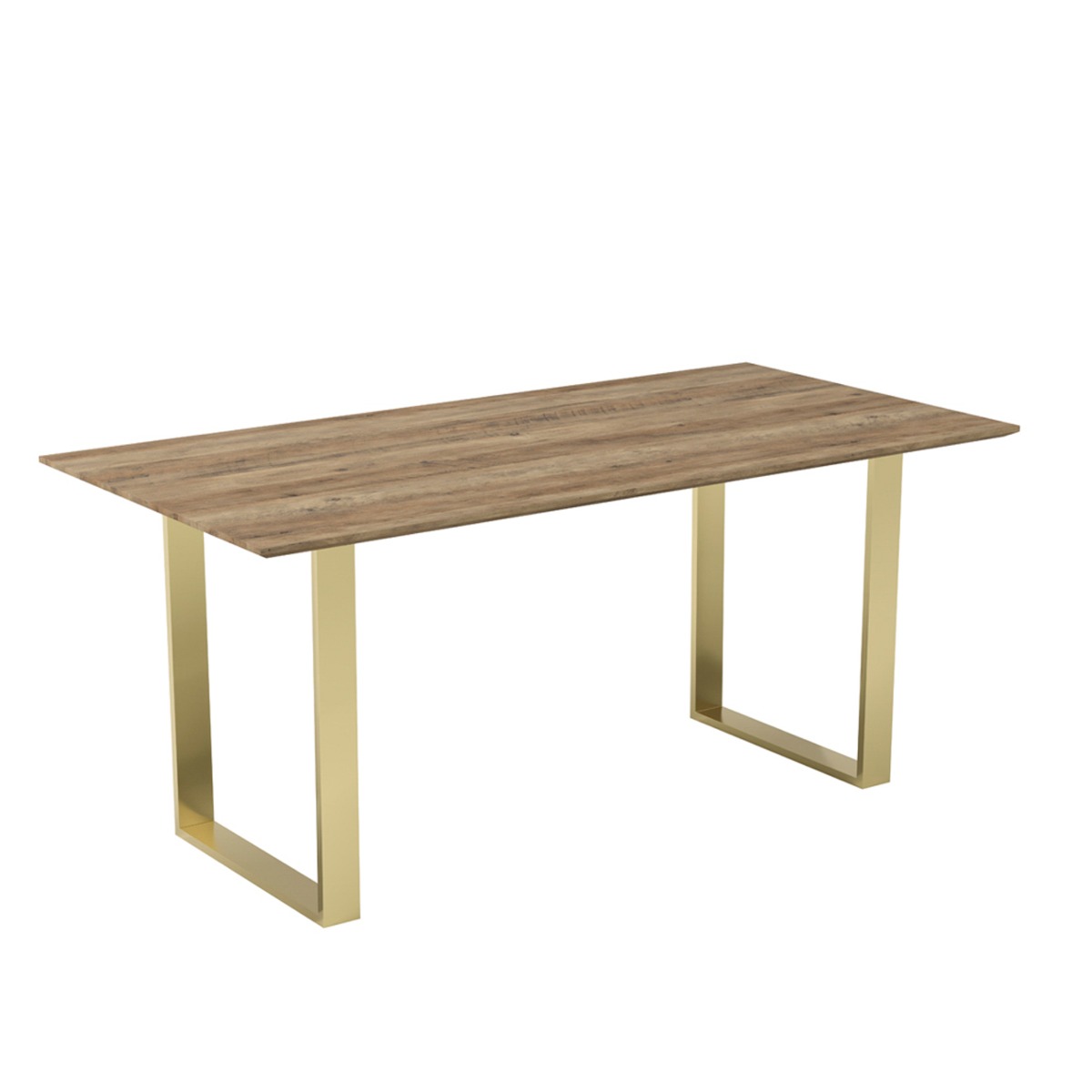 ANTIVA Wooden Dining Table - Gold