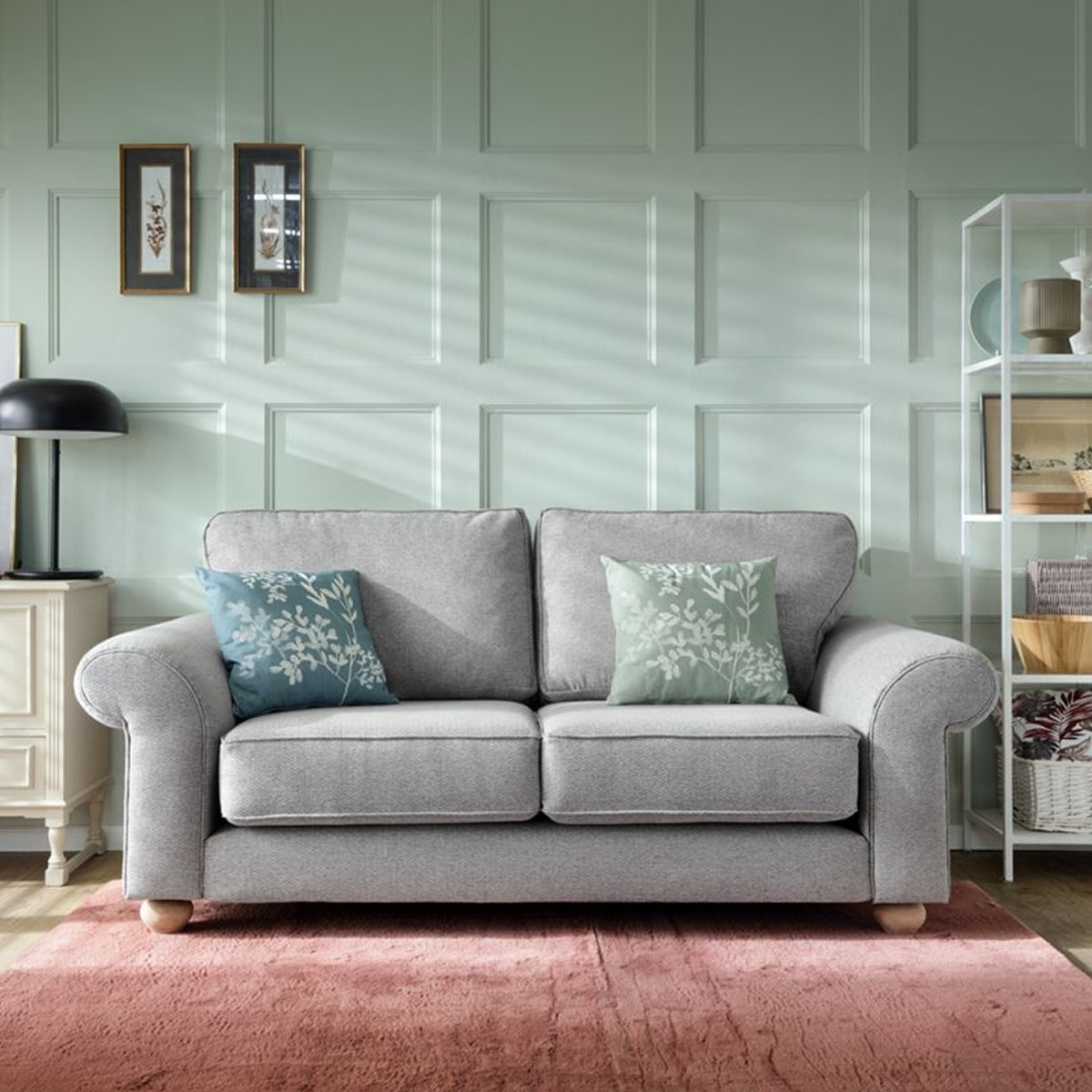 Ingrid 2 Seater Sofa - Light Grey