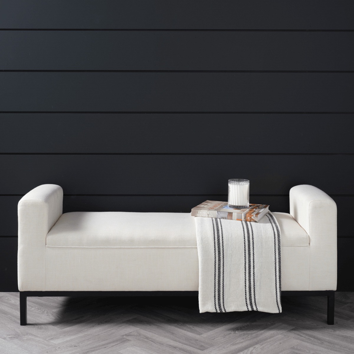 SEREN Linen Room Bench - Ivory