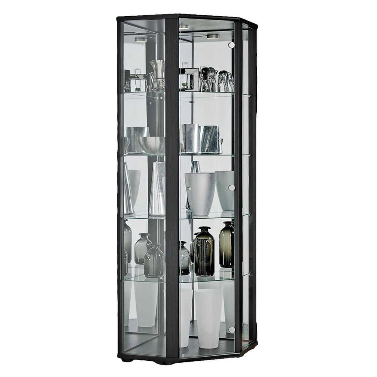 Everleigh Corner Display Rack - Black