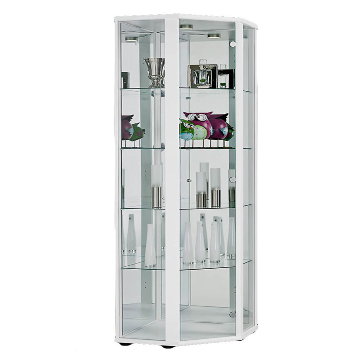 Everleigh Corner Display Rack - White