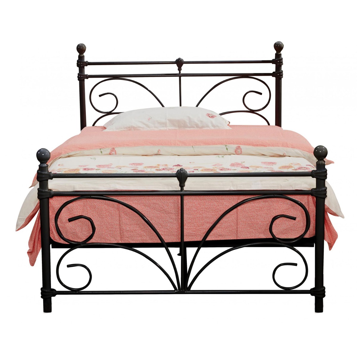 Baylor Metal Double Bed Frame - Black