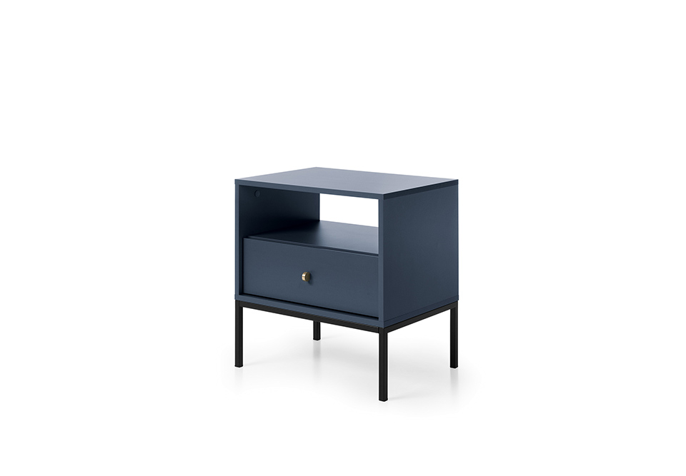 Norwich Side Table 54cm - Navy Blue
