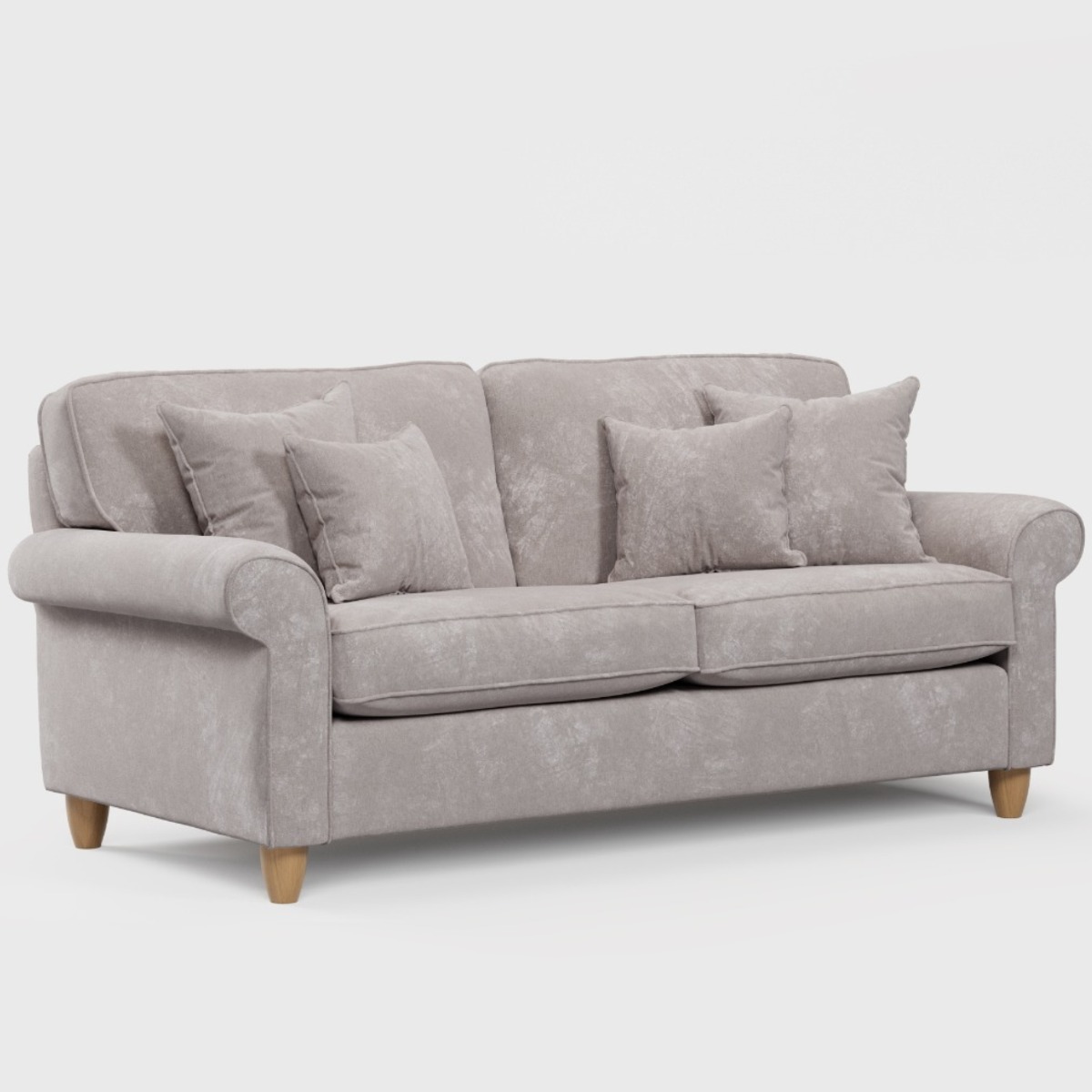 3 Seater Sofa - COASTAL Fabric - Beige