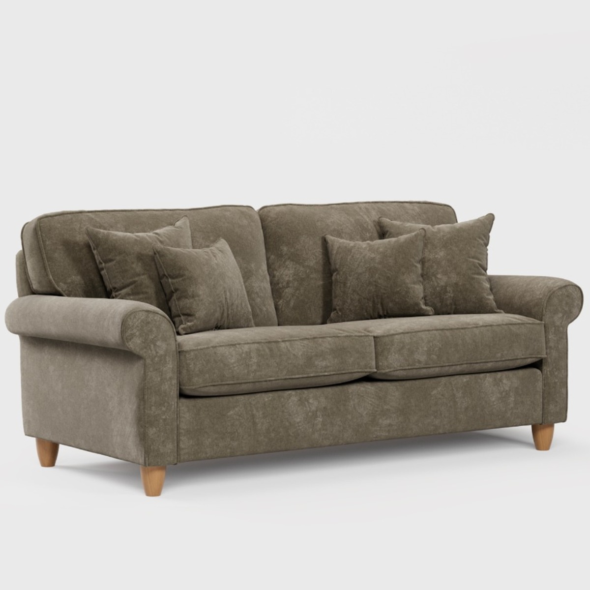3 Seater Sofa - COASTAL Fabric - Winter Moss